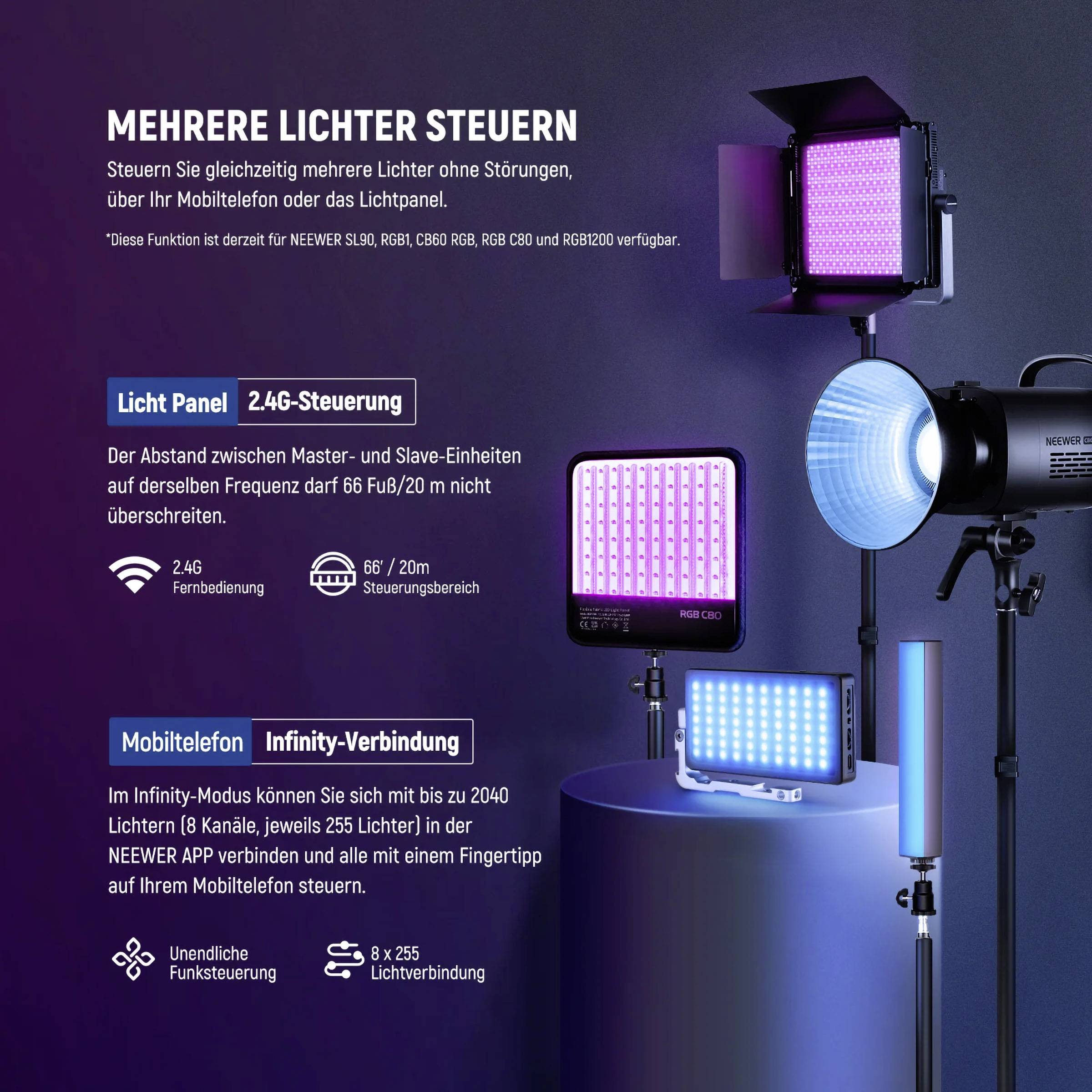 Neewer RGB1200 LED Videoleuchte