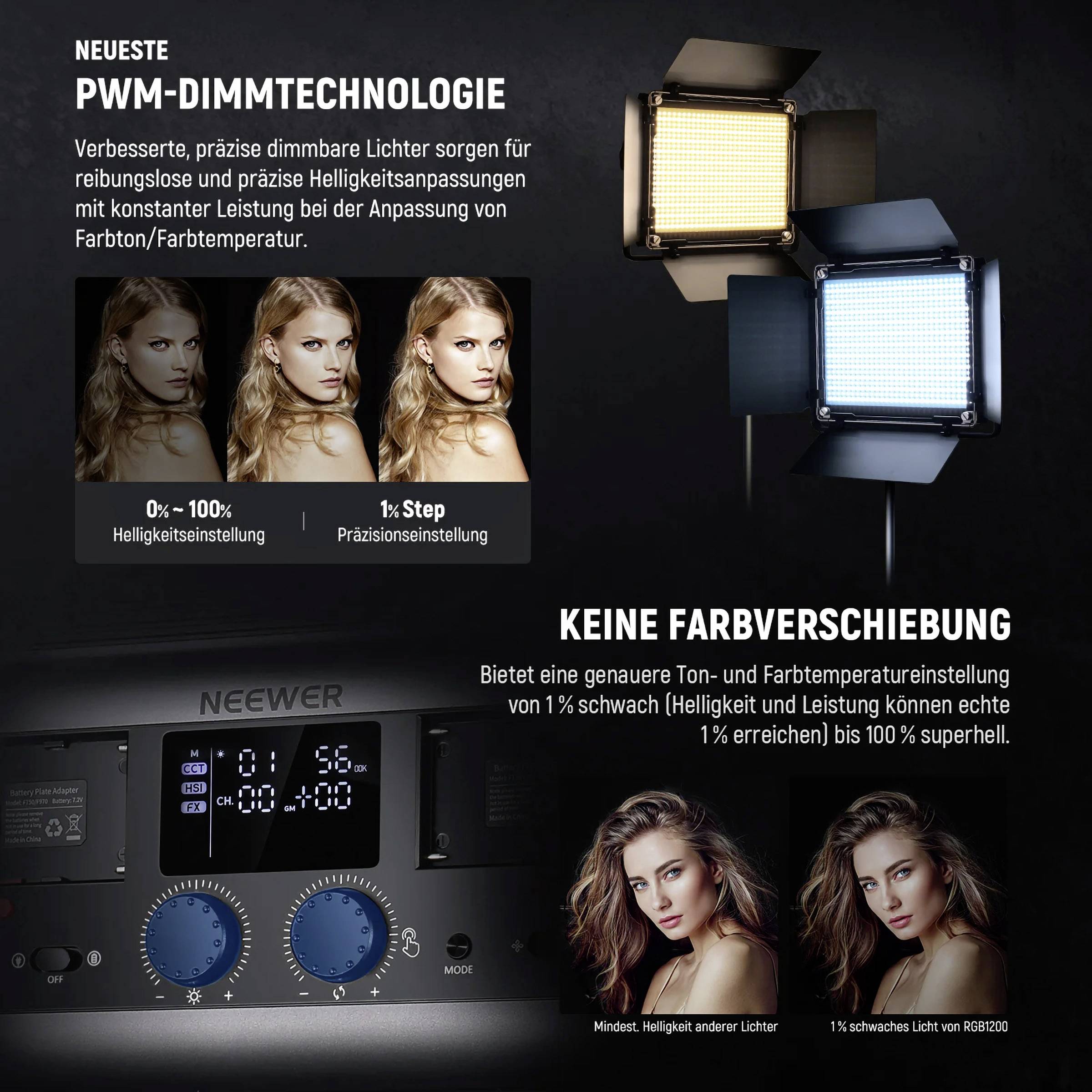 Neewer RGB1200 LED Videoleuchte