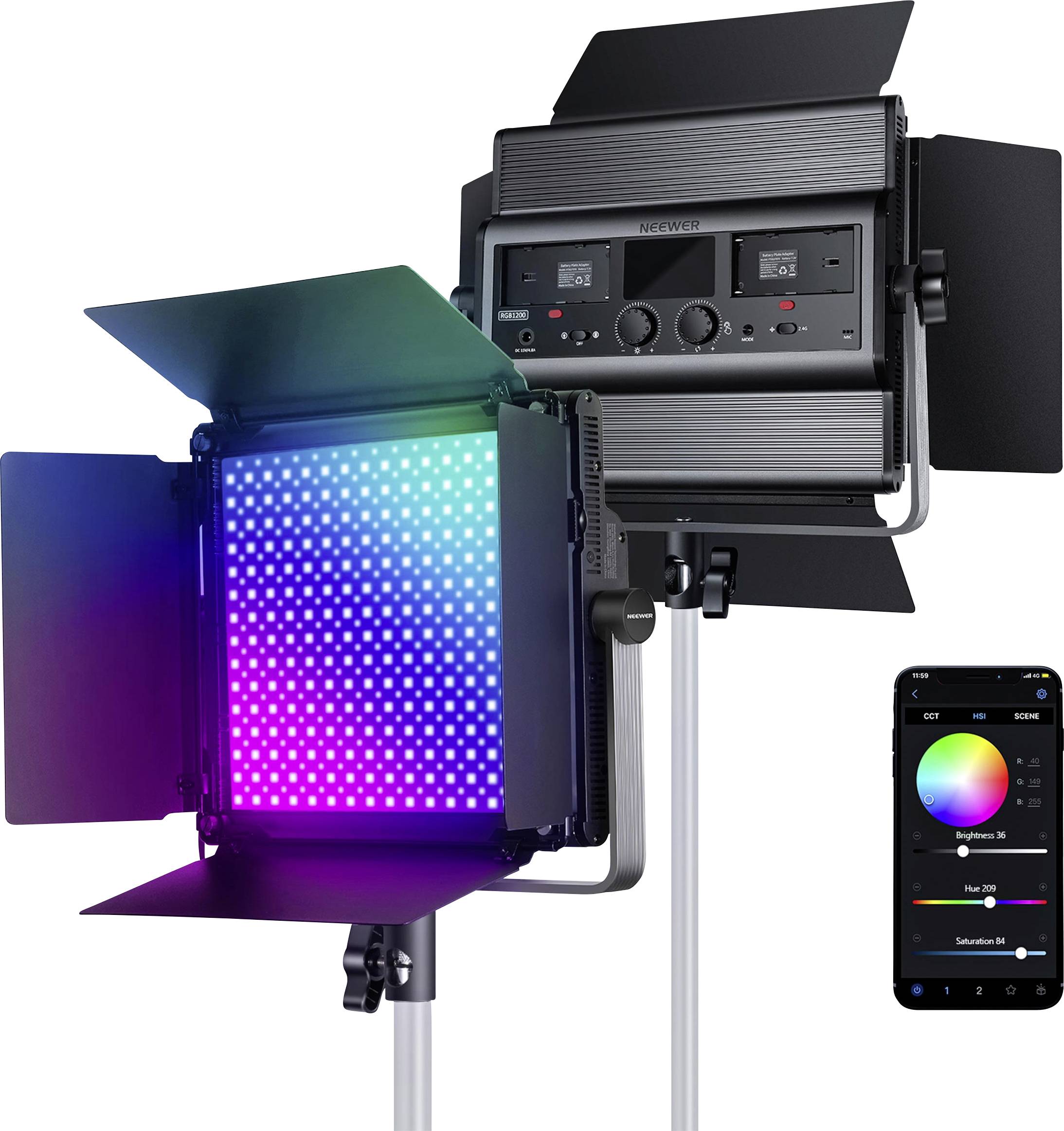 Neewer RGB1200 LED Videoleuchte