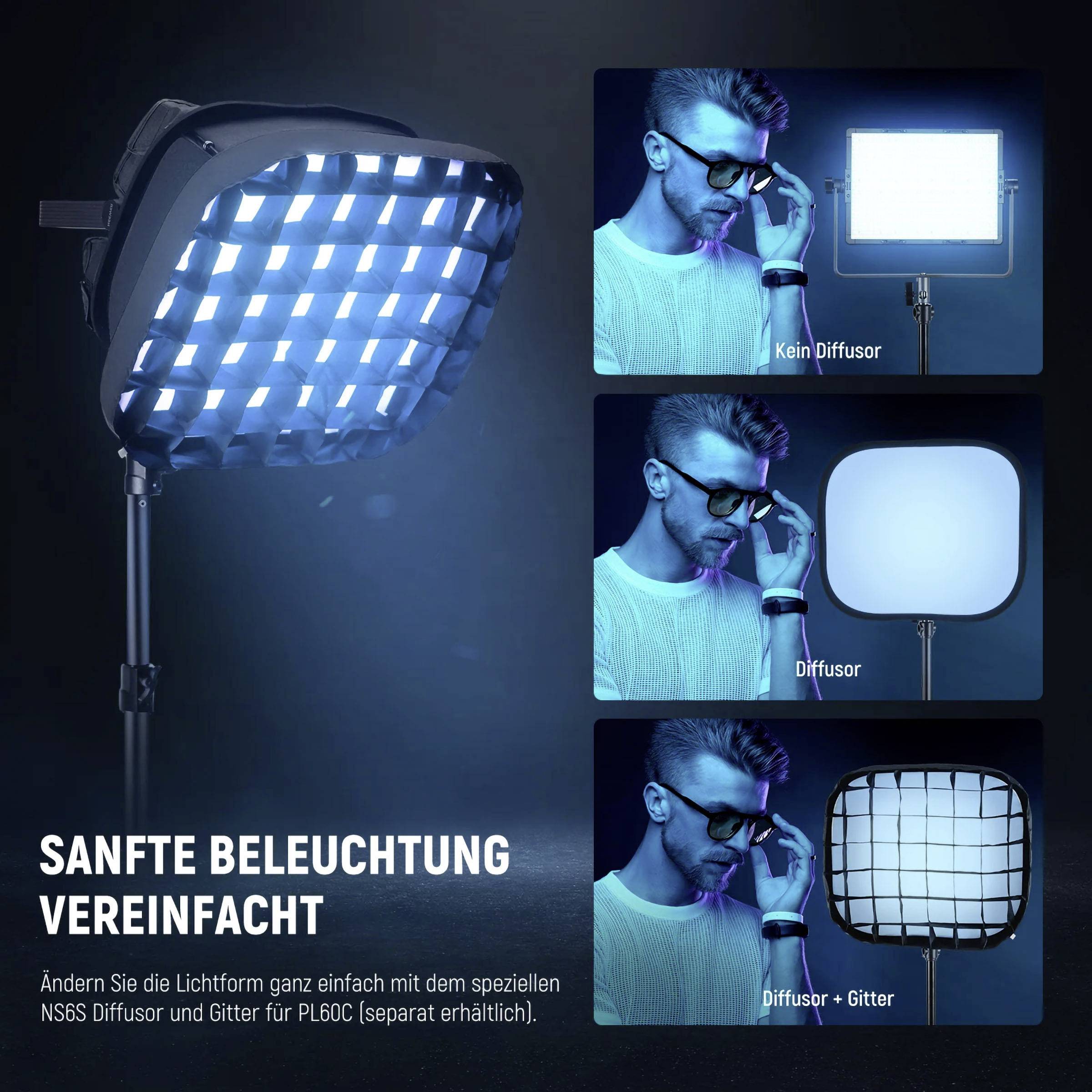 Neewer PL60C LED Videoleuchte