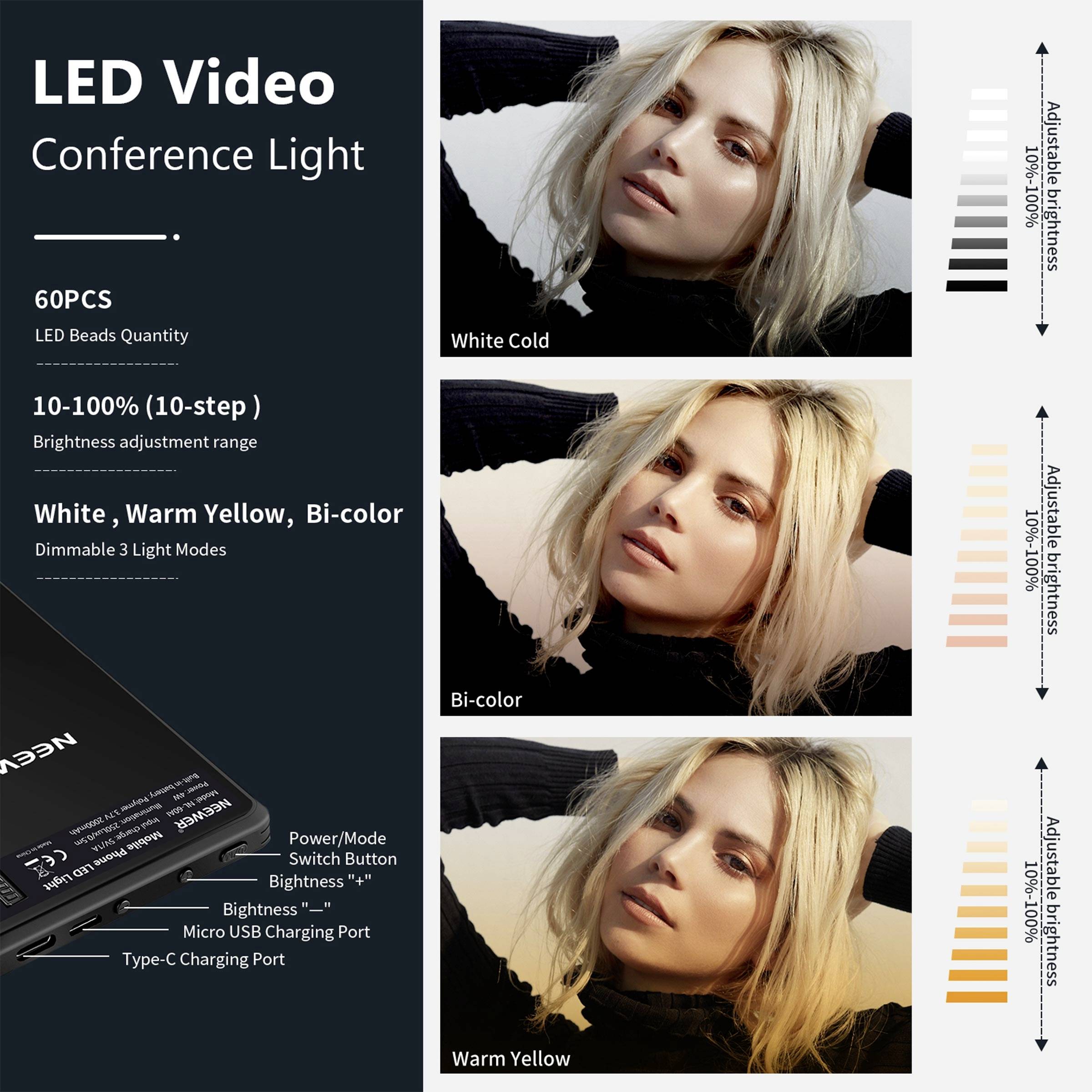 Neewer NL-60AI LED Videoleuchte
