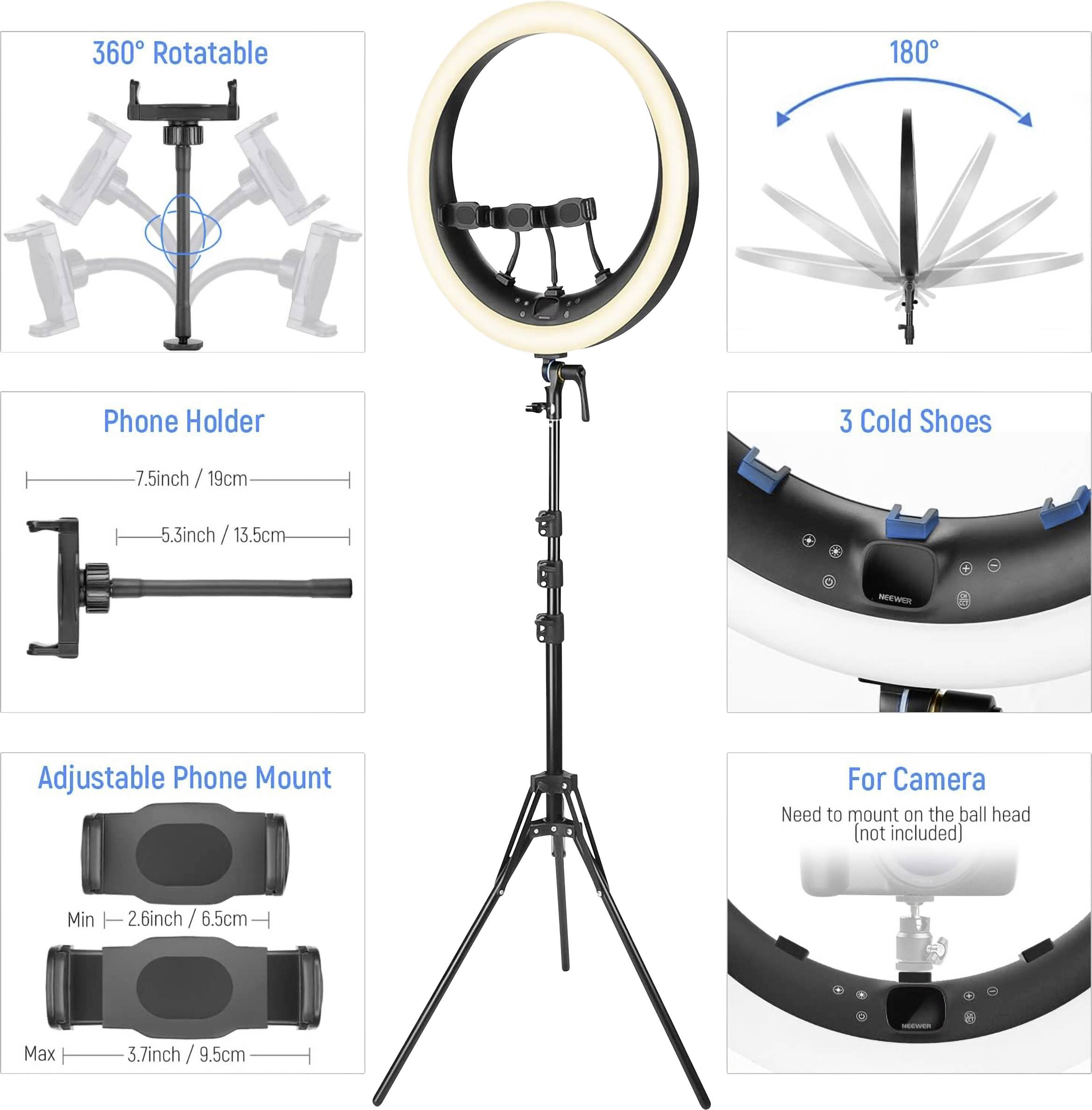 Neewer RP19H LED Videoleuchte