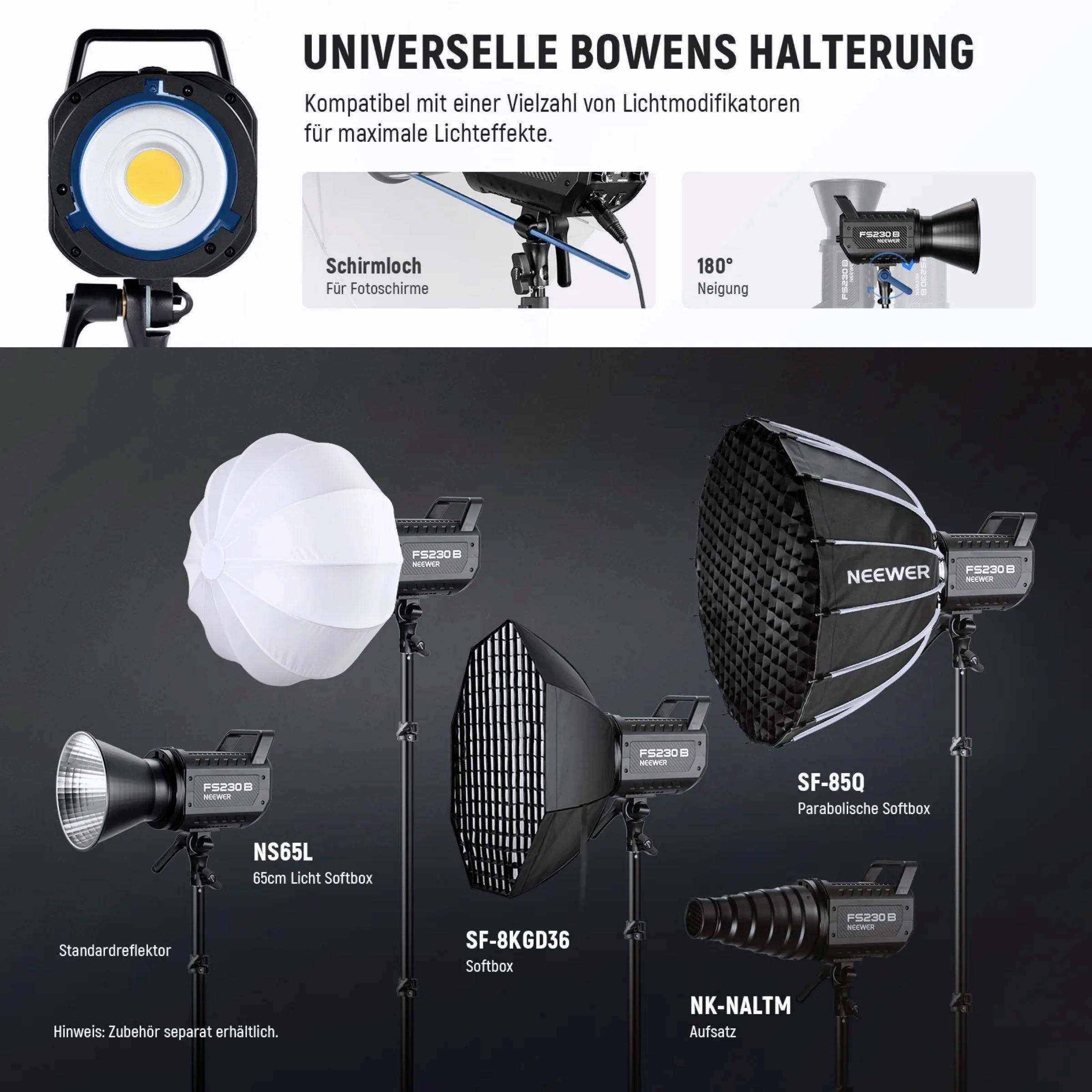 Neewer FS230B LED Videoleuchte