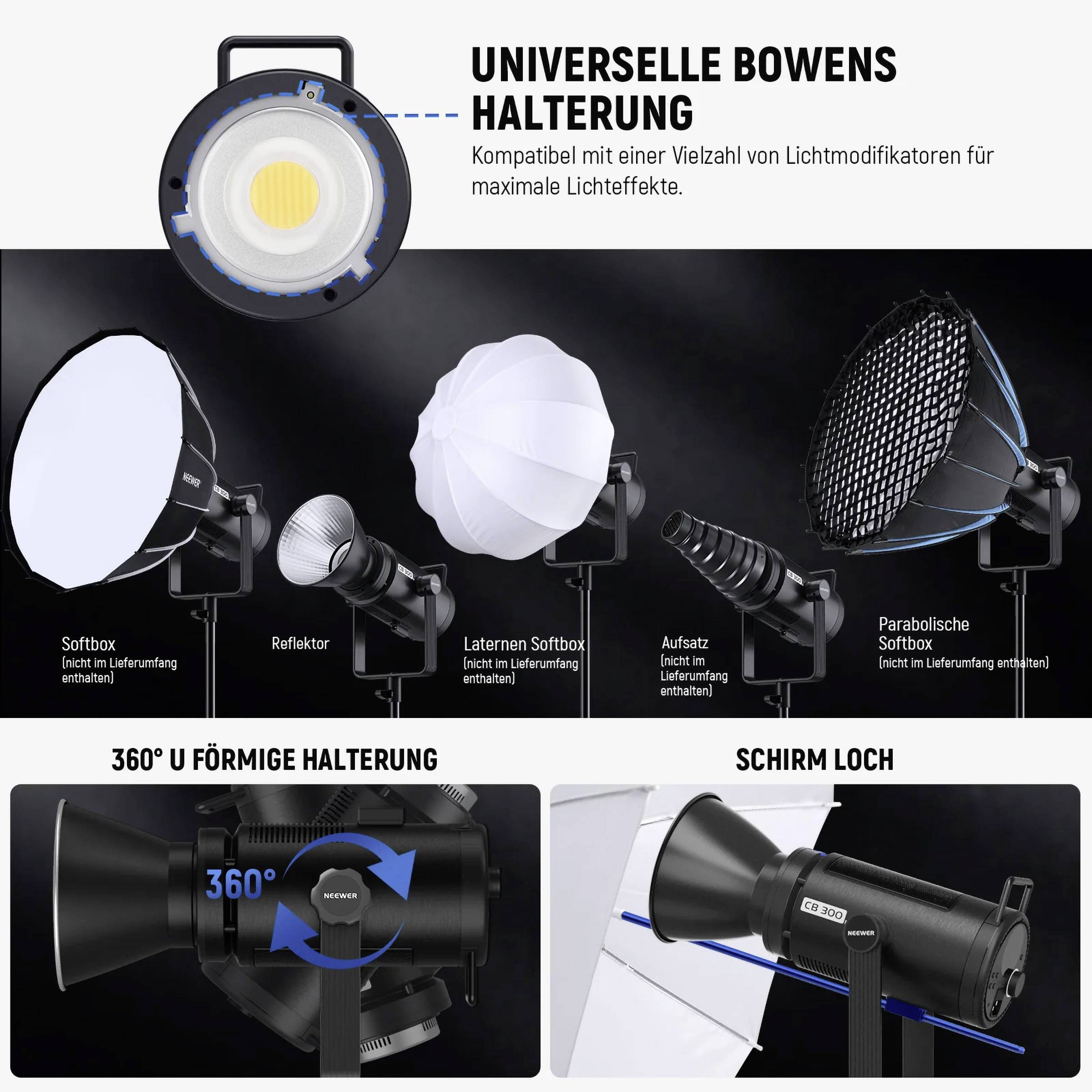 Neewer CB300B LED Videoleuchte