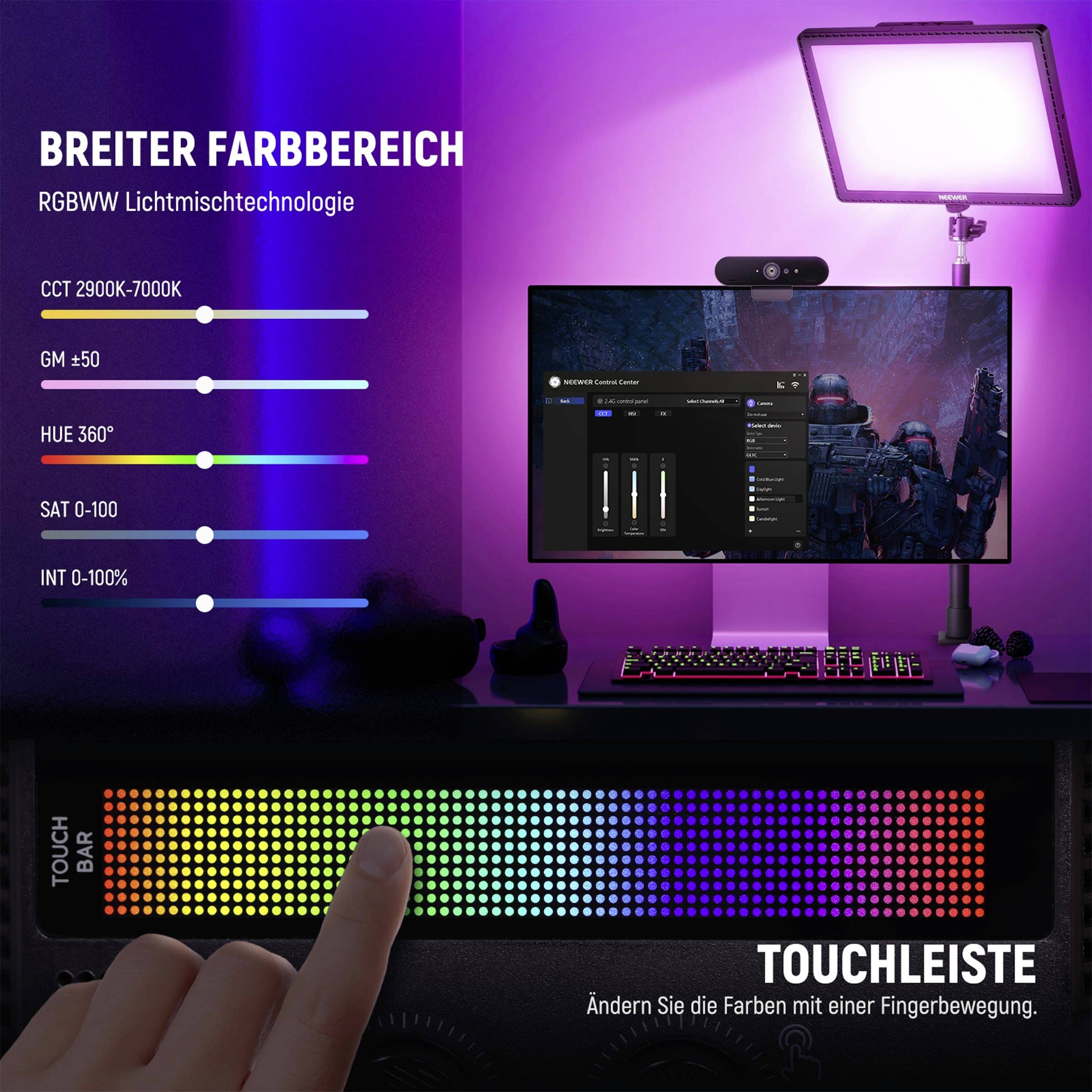 Neewer GL1C LED Videoleuchte