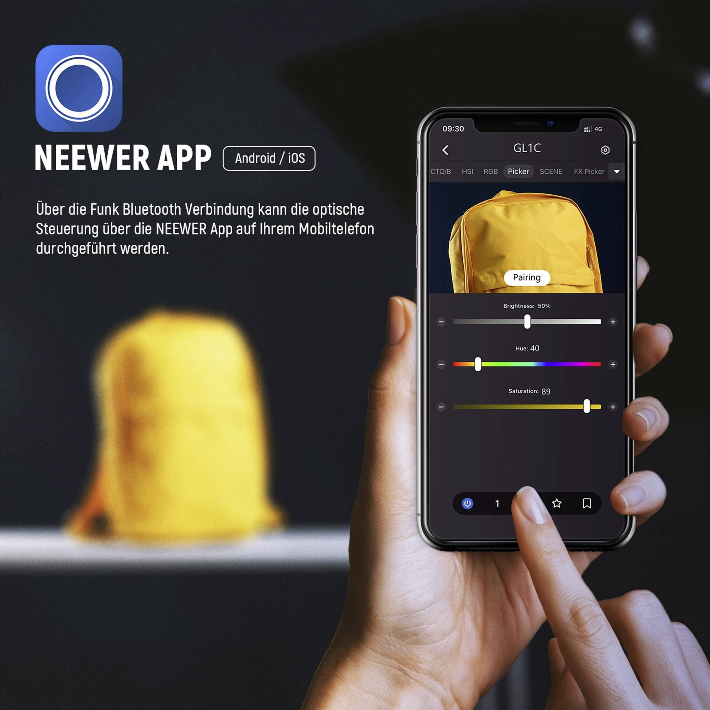 Neewer GL1C LED Videoleuchte