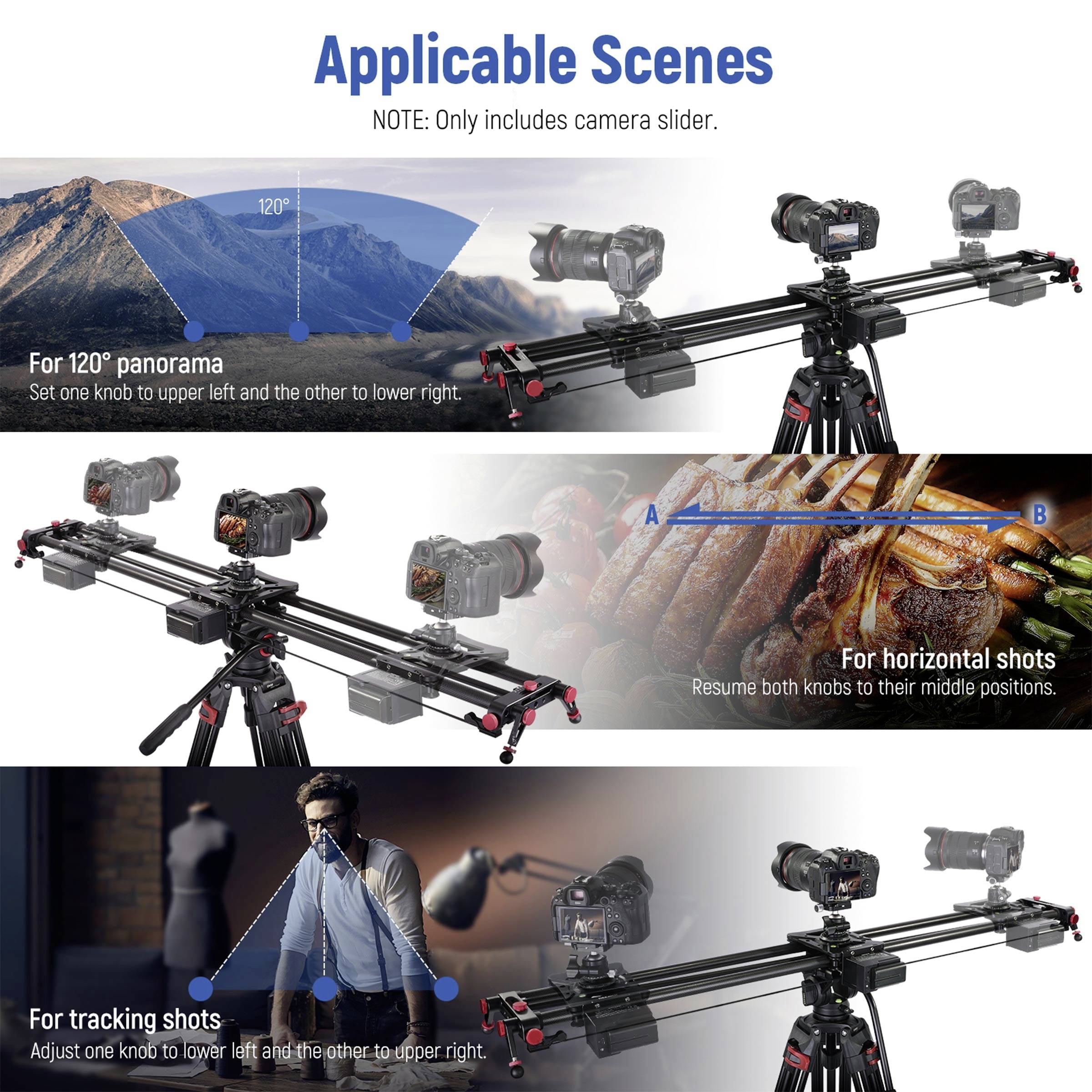 Neewer ER1 Video-Schiene