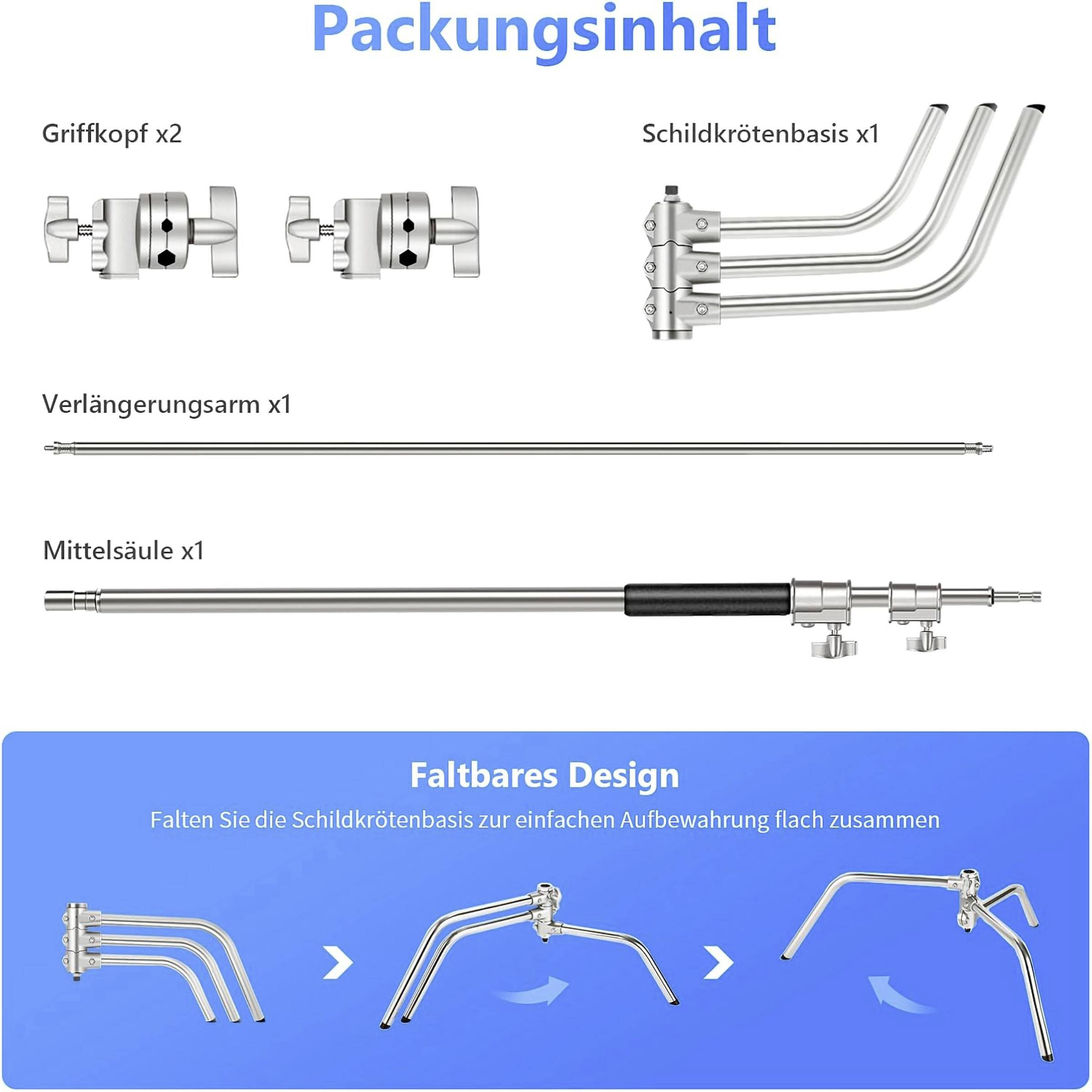Neewer SC320 Premium C-Stand Galgenstativ Spezialstativ