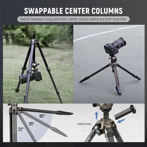Neewer TP30 Kompaktes Carbon-Reisestativ Tripod Neewer TP30 Kompaktes Carbon-Reisestativ Tripod