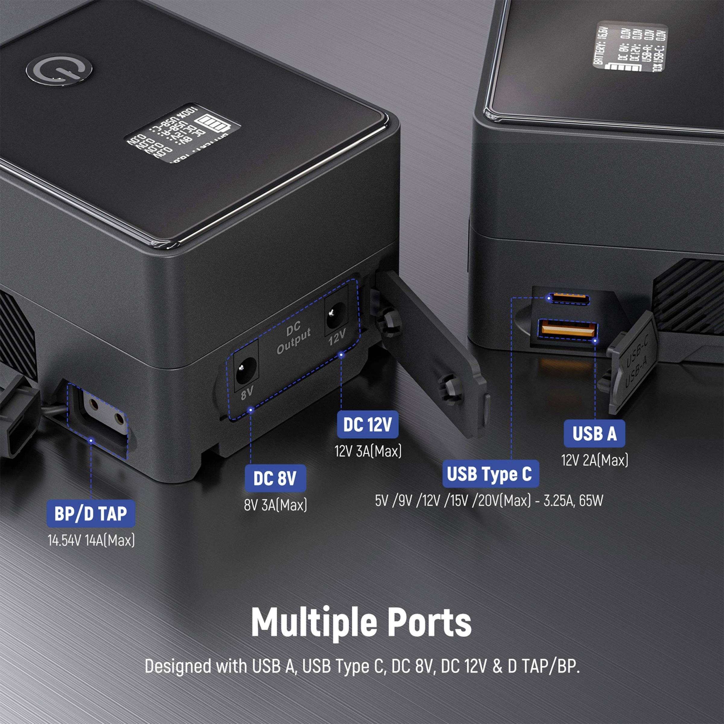 Neewer PS099E V-Mount Lithium Akku Kamera-Akku 14.54V 6800 mAh