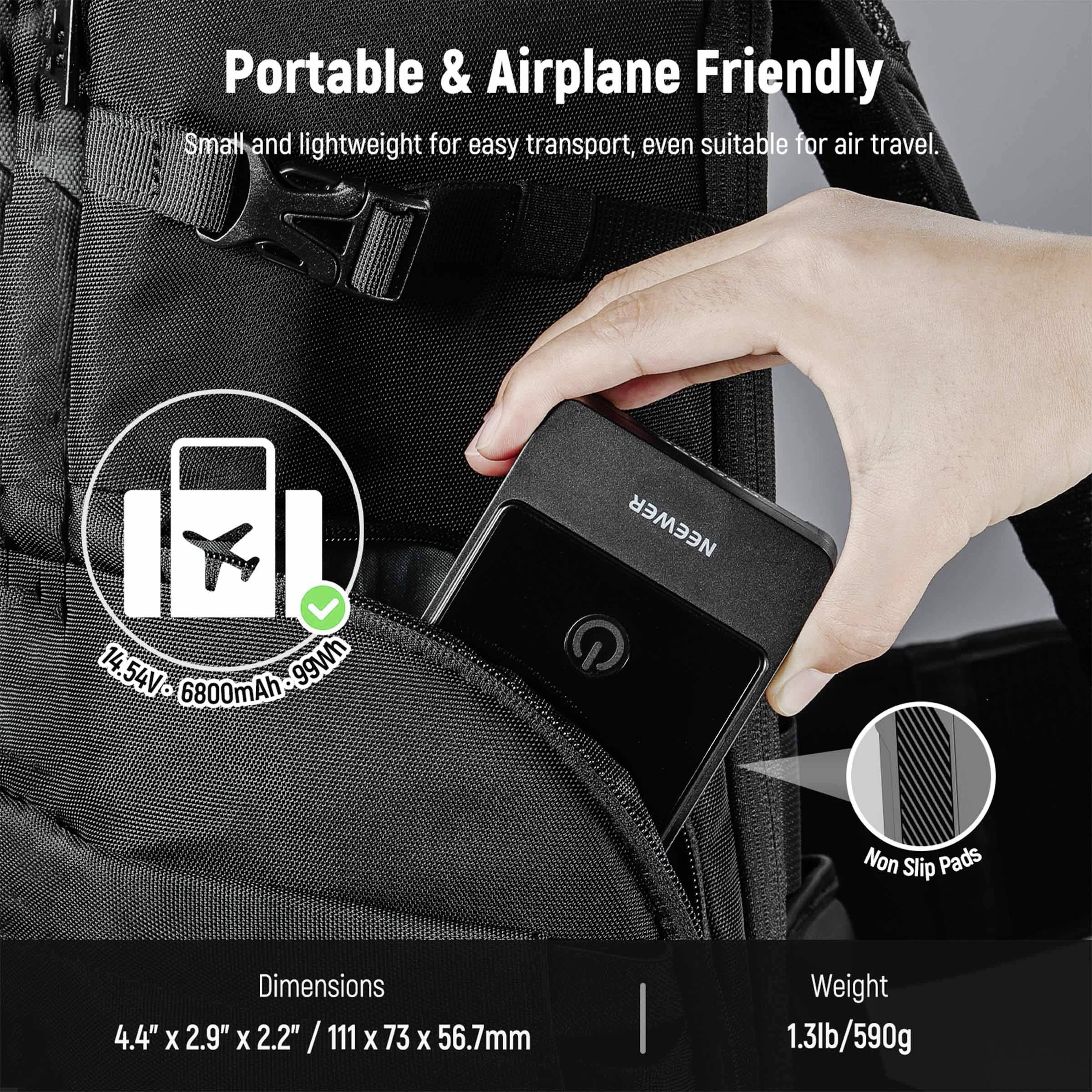 Neewer PS099E V-Mount Lithium Akku Kamera-Akku 14.54V 6800 mAh