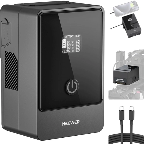 Neewer PS099E V-Mount Lithium Akku Kamera-Akku 14.54 V 6800 mAh Neewer PS099E V-Mount Lithium Akku Kamera-Akku 14.54 V 6800 mAh
