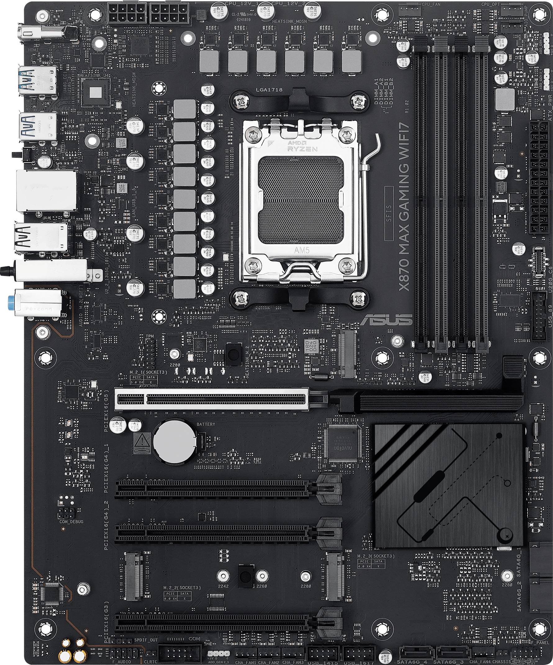 Asus 90MB1LY0-M0EAY0 Mainboard Sockel (PC) AMD® AM5 Formfaktor (Details) ATX