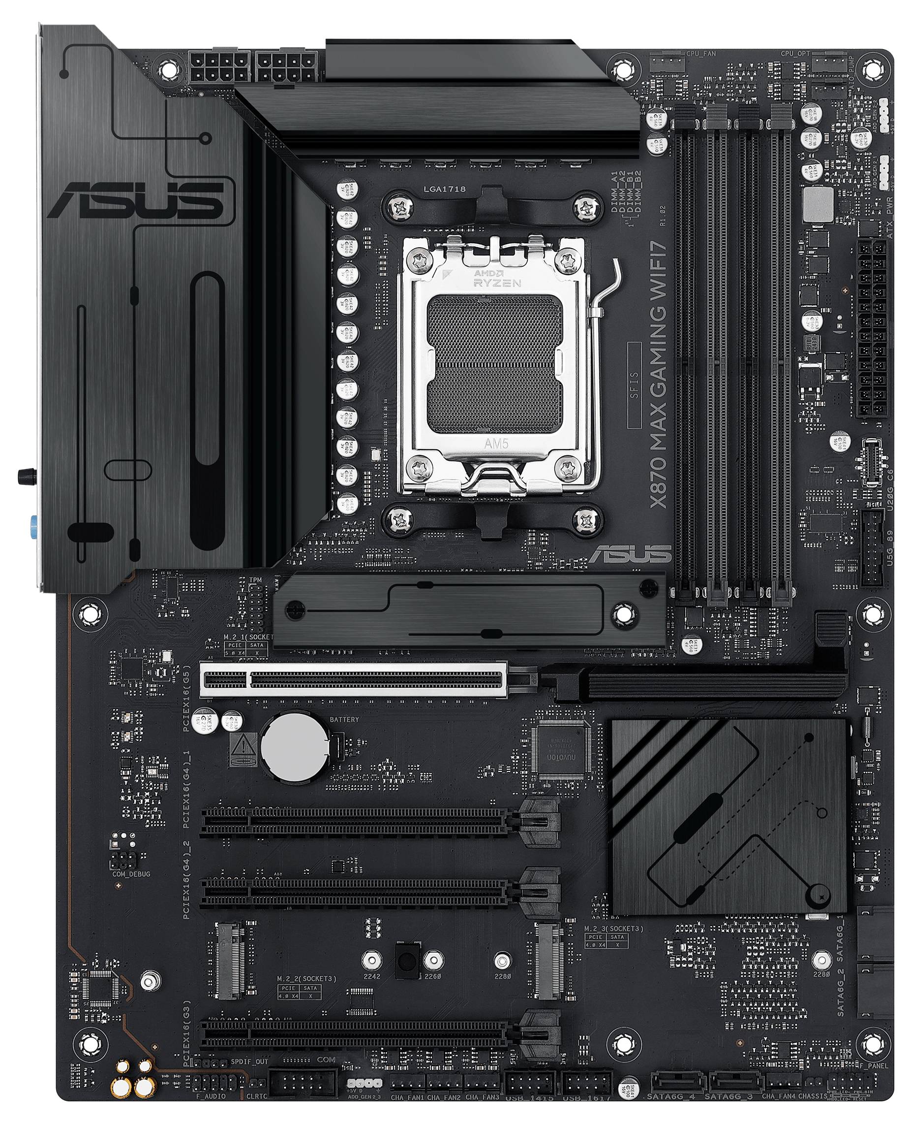 Asus 90MB1LY0-M0EAY0 Mainboard Sockel (PC) AMD® AM5 Formfaktor (Details) ATX