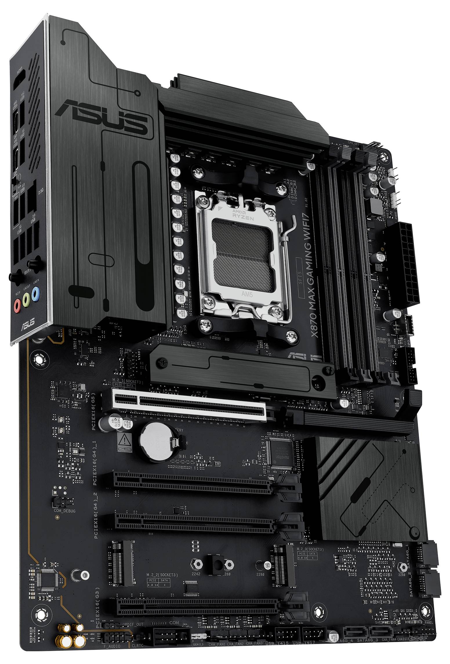 Asus 90MB1LY0-M0EAY0 Mainboard Sockel (PC) AMD® AM5 Formfaktor (Details) ATX