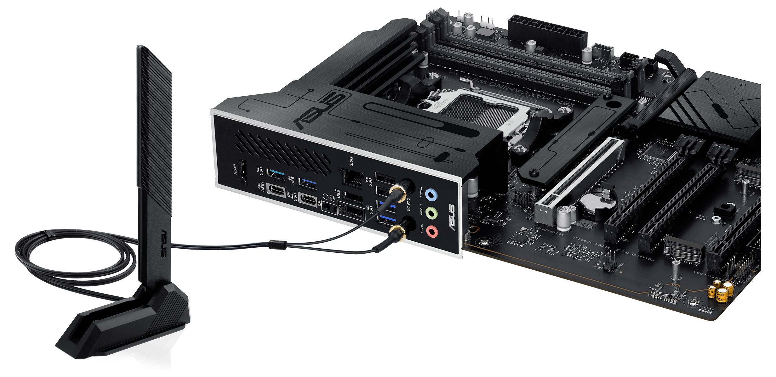 Asus 90MB1LY0-M0EAY0 Mainboard Sockel (PC) AMD® AM5 Formfaktor (Details) ATX