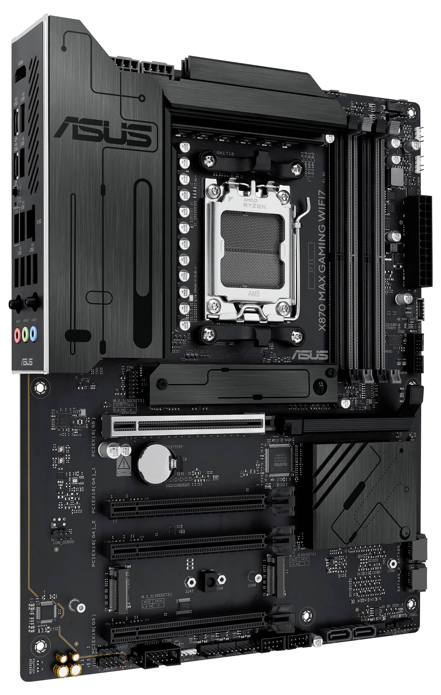 Asus 90MB1LY0-M0EAY0 Mainboard Sockel (PC) AMD® AM5 Formfaktor (Details) ATX