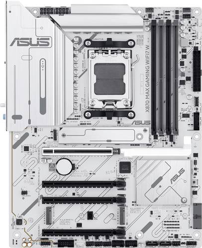 Asus X870 MAX Mainboard Sockel (PC) AMD® AM5 Formfaktor (Details) ATX Mainboard-Chipsatz AMD® X870