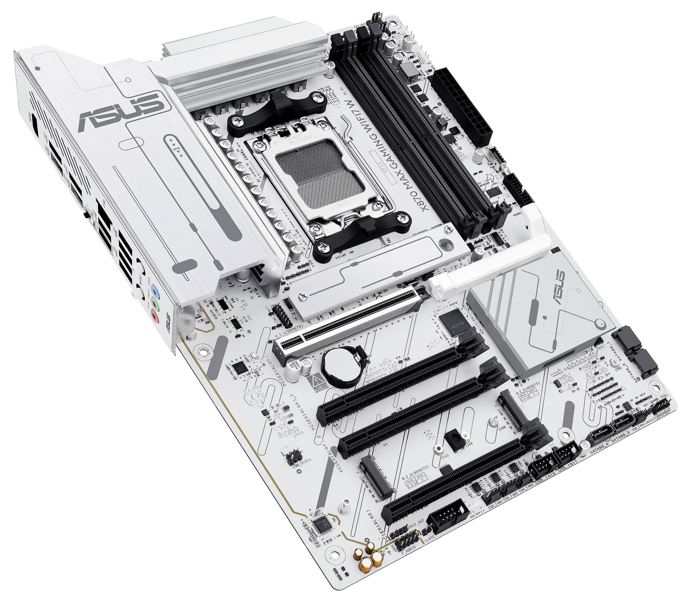 Asus X870 MAX Mainboard Sockel (PC) AMD® AM5 Formfaktor (Details) ATX Mainboard-Chipsatz AMD® X870