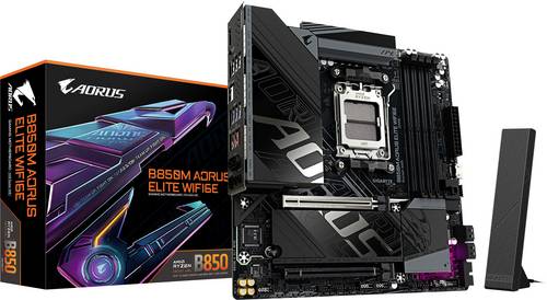 Gigabyte B850M A ELT WF6E Mainboard Sockel (PC) AMD® AM5 Formfaktor (Details) Micro-ATX