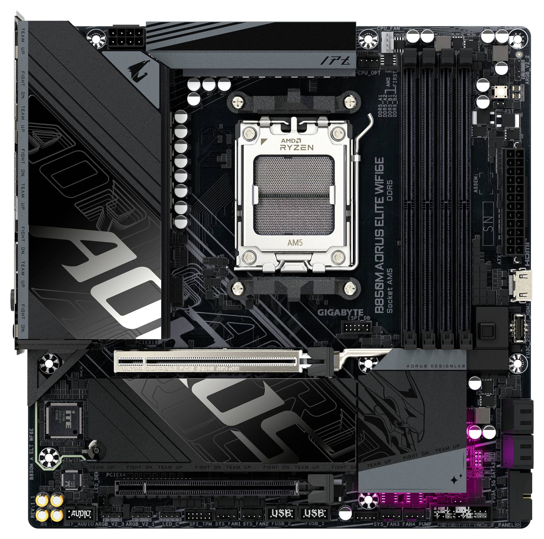 Gigabyte B850M A ELT WF6E Mainboard Sockel (PC) AMD® AM5 Formfaktor (Details) Micro-ATX