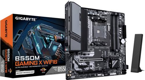 Gigabyte B550M GAMING X WIFI6 Mainboard Sockel (PC) AMD® AM4 Formfaktor (Details) Micro-ATX