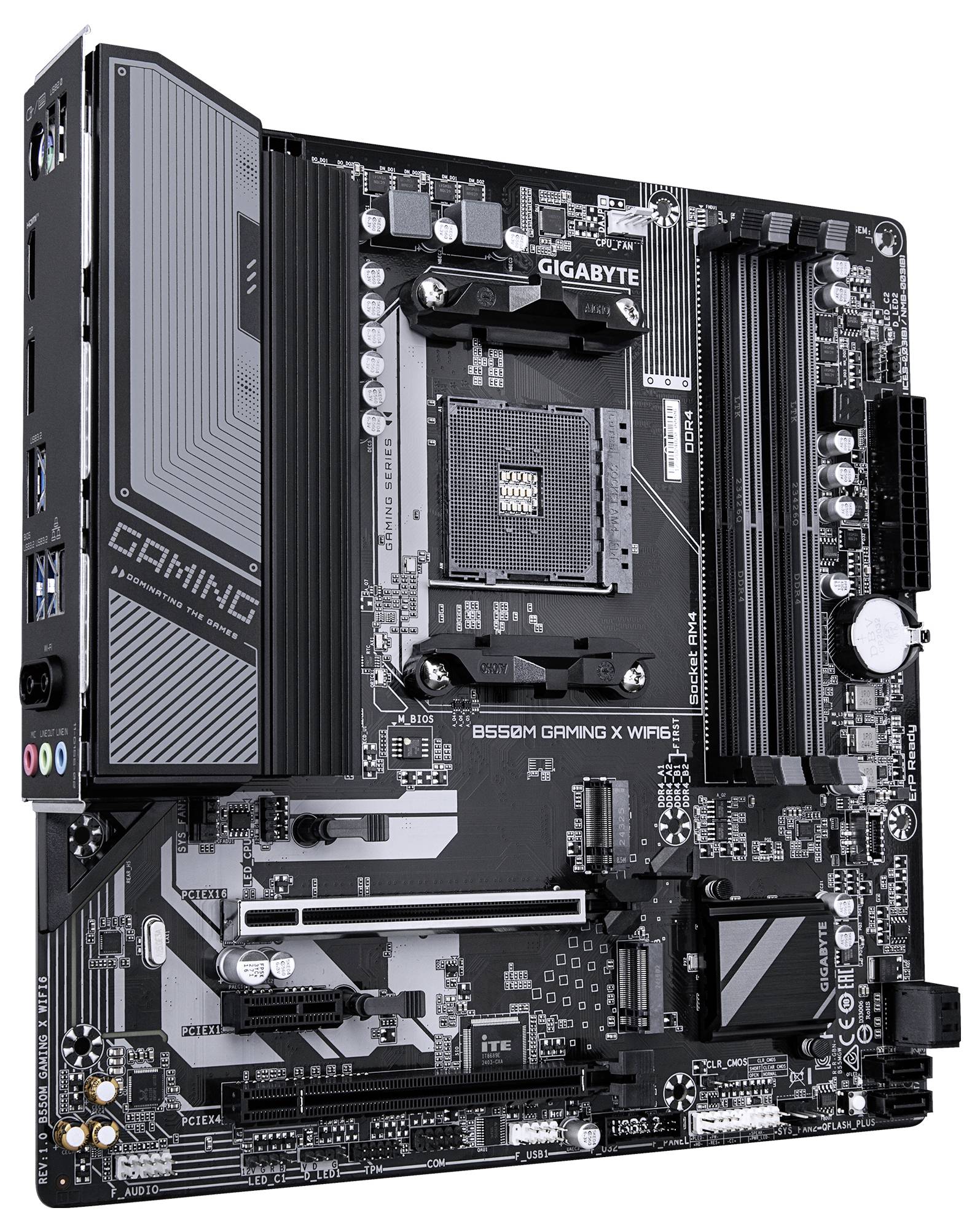 Gigabyte B550M GAMING X WIFI6 Mainboard Sockel (PC) AMD® AM4 Formfaktor (Details) Micro-ATX