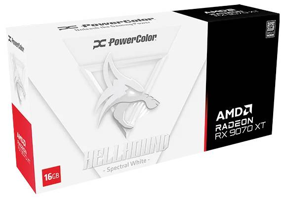 Powercolor Grafikkarte AMD Radeon RX 9070XT 16GB GDDR6-VRAM PCIe x16 HDMI®, DisplayPort AMD FreeSync, Übertaktet / Overclocked