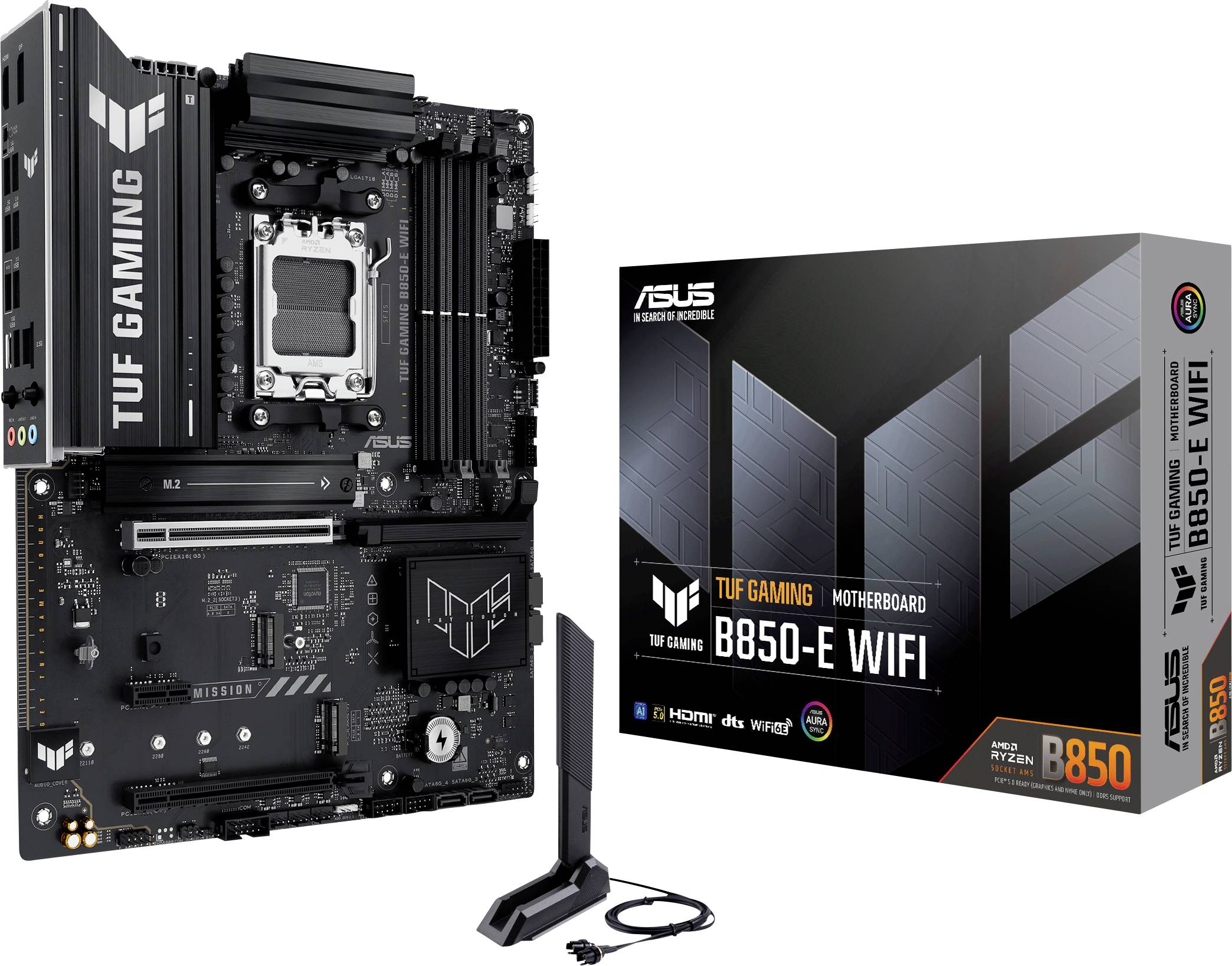 Asus 90MB1L20-M0EAY0 Mainboard Sockel (PC) AMD® AM5 Formfaktor (Details) ATX