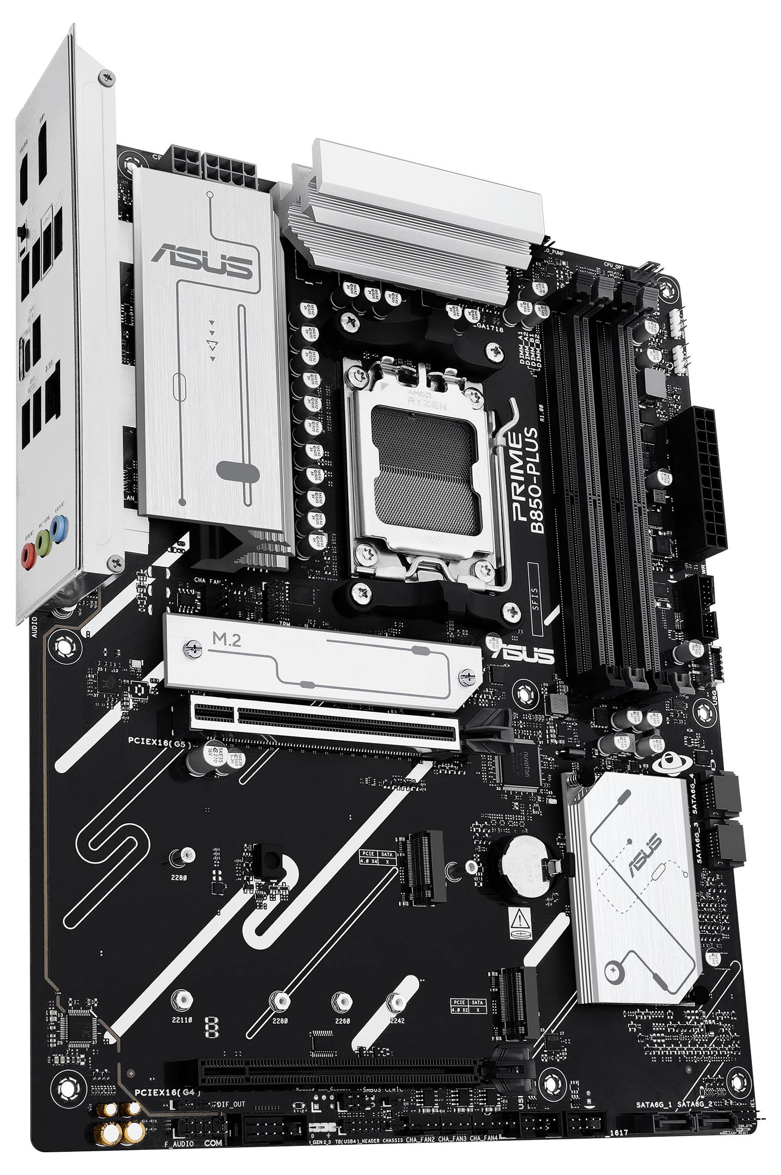 ASUS PRIME B850-PLUS-CSM - Motherboard - ATX - Socket AM5 - AMD B850 Chipsatz - USB-C 3.2 Gen2, USB 3.2 Gen 2, USB 3.2 Gen 1, USB-C 3.2 Gen 1 - 2.5