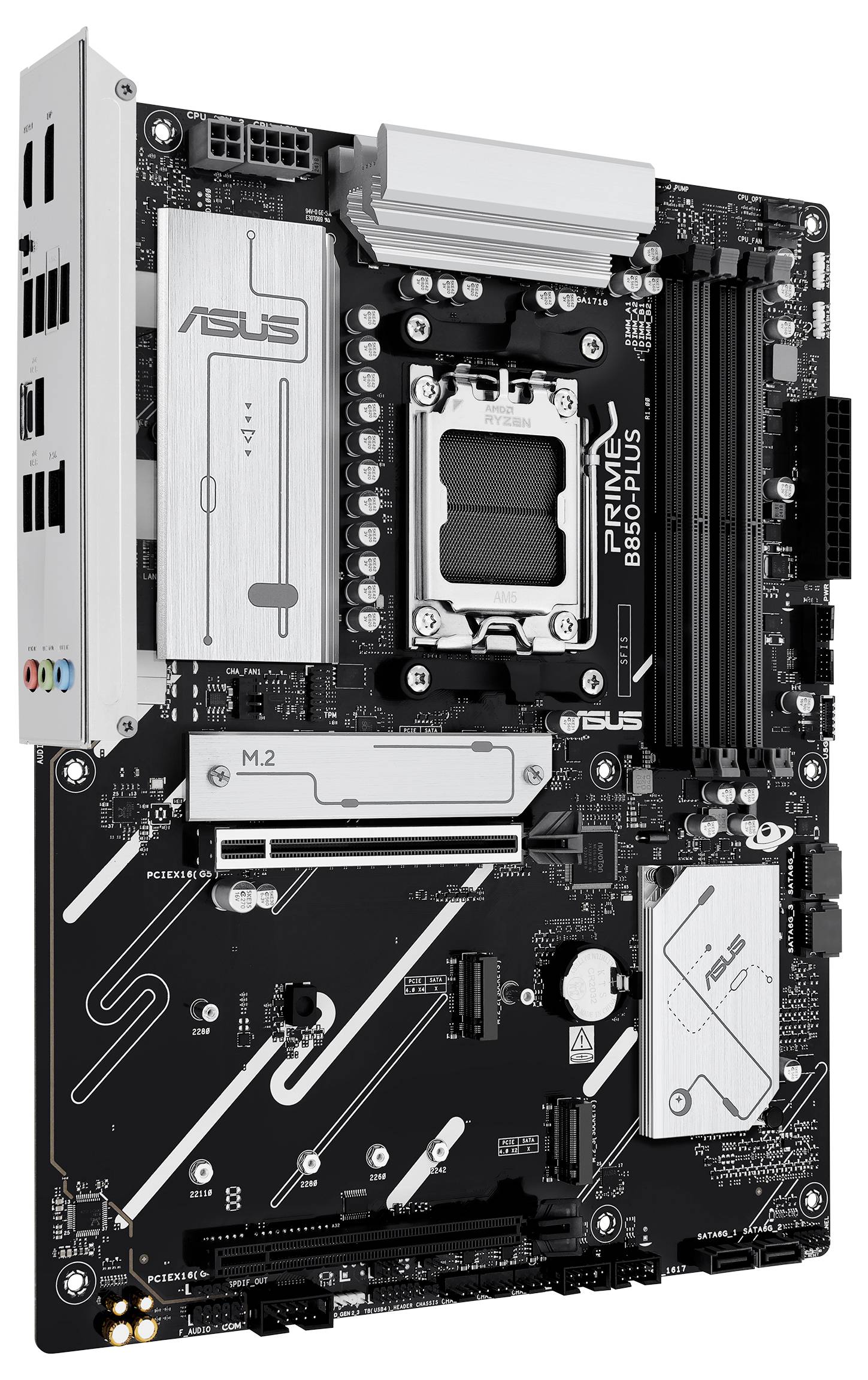 ASUS PRIME B850-PLUS-CSM - Motherboard - ATX - Socket AM5 - AMD B850 Chipsatz - USB-C 3.2 Gen2, USB 3.2 Gen 2, USB 3.2 Gen 1, USB-C 3.2 Gen 1 - 2.5