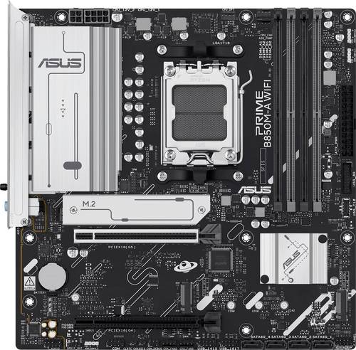 Asus PRIME B850M-A Mainboard Sockel (PC) AMD® AM5 Formfaktor (Details) Micro-ATX Mainboard-Chipsatz