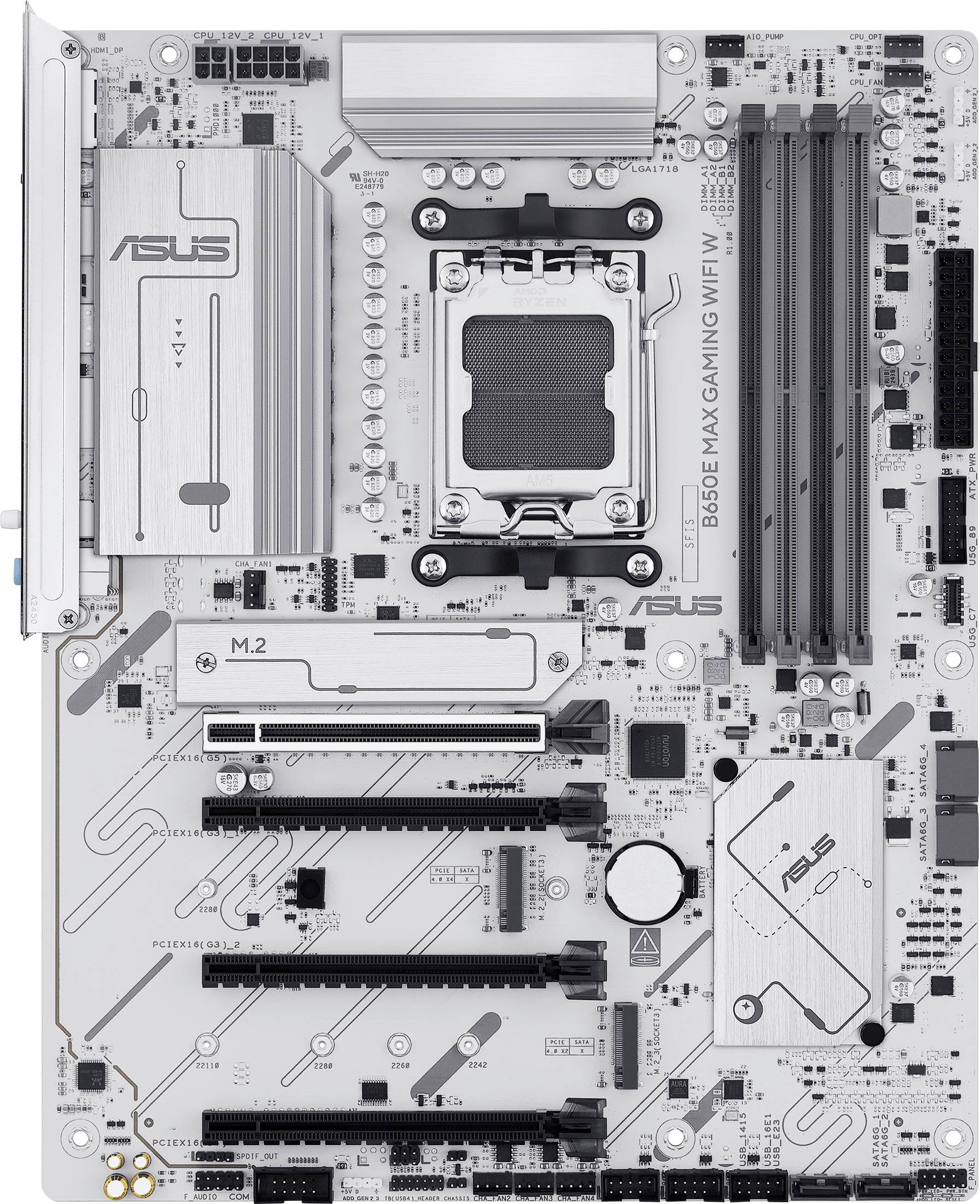 Asus 90MB1M00-M0EAY0 Mainboard Sockel (PC) AMD® AM5 Formfaktor (Details) ATX