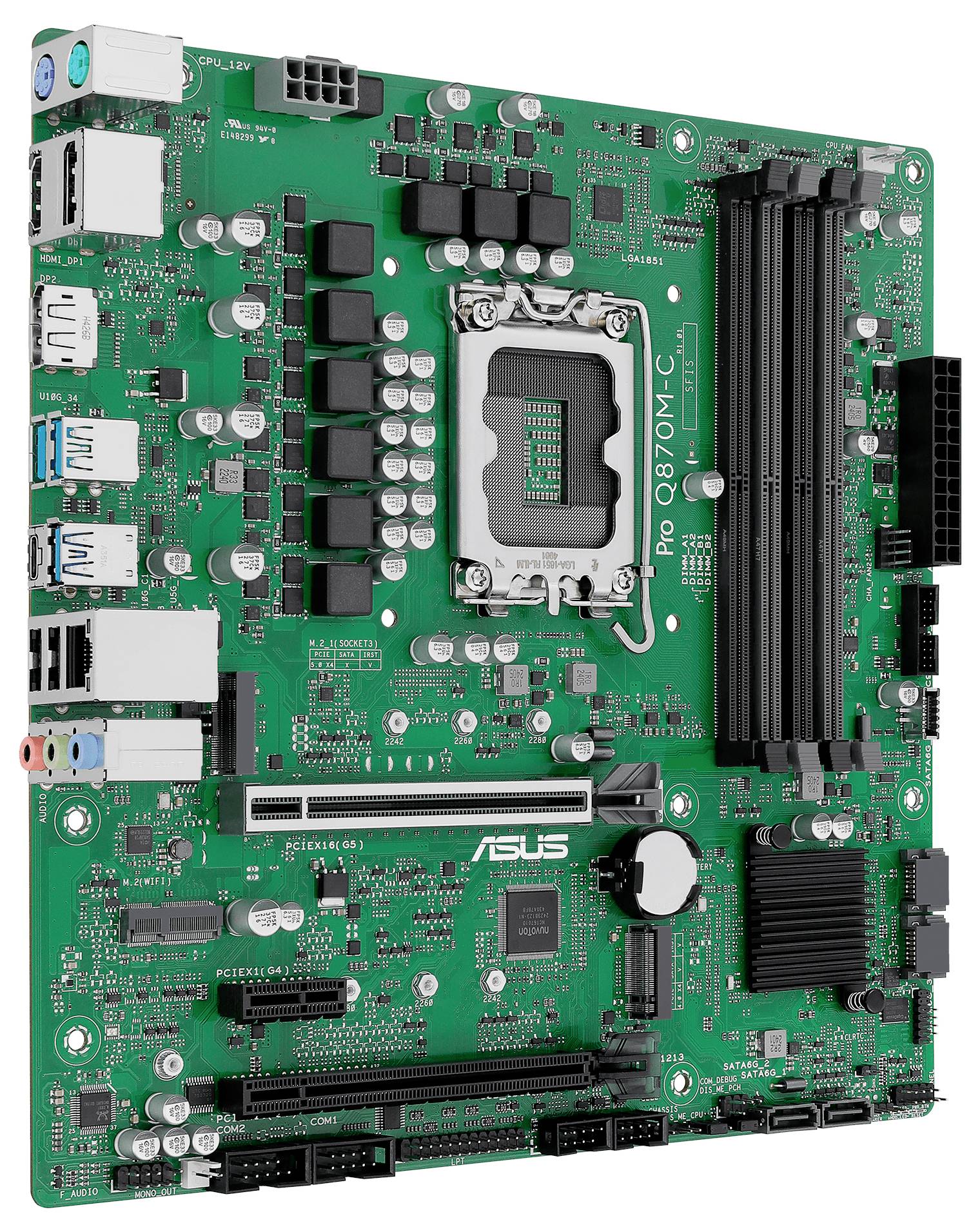 Asus 90MB1KEP-M0EAYC Mainboard Sockel (PC) Intel® LGA 1851 Formfaktor (Details) Micro-ATX
