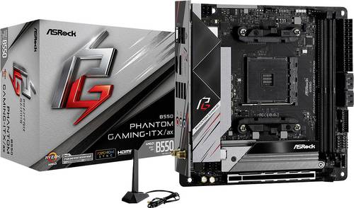 ASRock 90-MXBD40-A0UAYZ Mainboard Sockel (PC) AMD® AM4 Formfaktor (Details) Mini-ITX