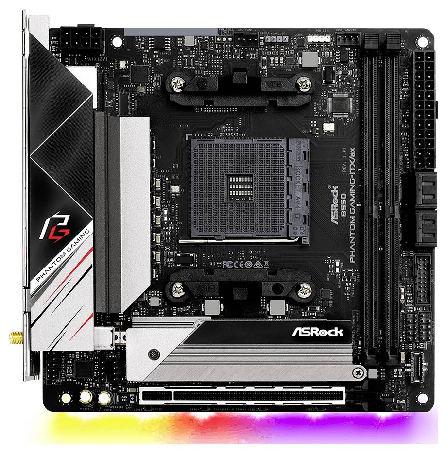 ASRock 90-MXBD40-A0UAYZ Mainboard Sockel (PC) AMD® AM4 Formfaktor (Details) Mini-ITX