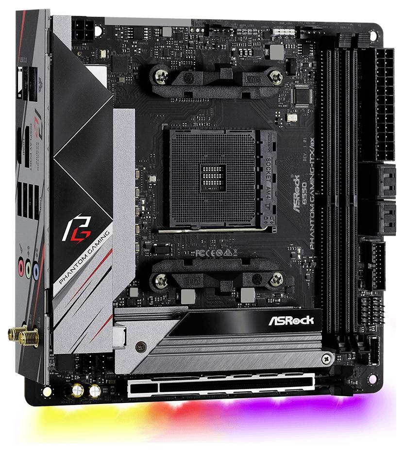 ASRock 90-MXBD40-A0UAYZ Mainboard Sockel (PC) AMD® AM4 Formfaktor (Details) Mini-ITX