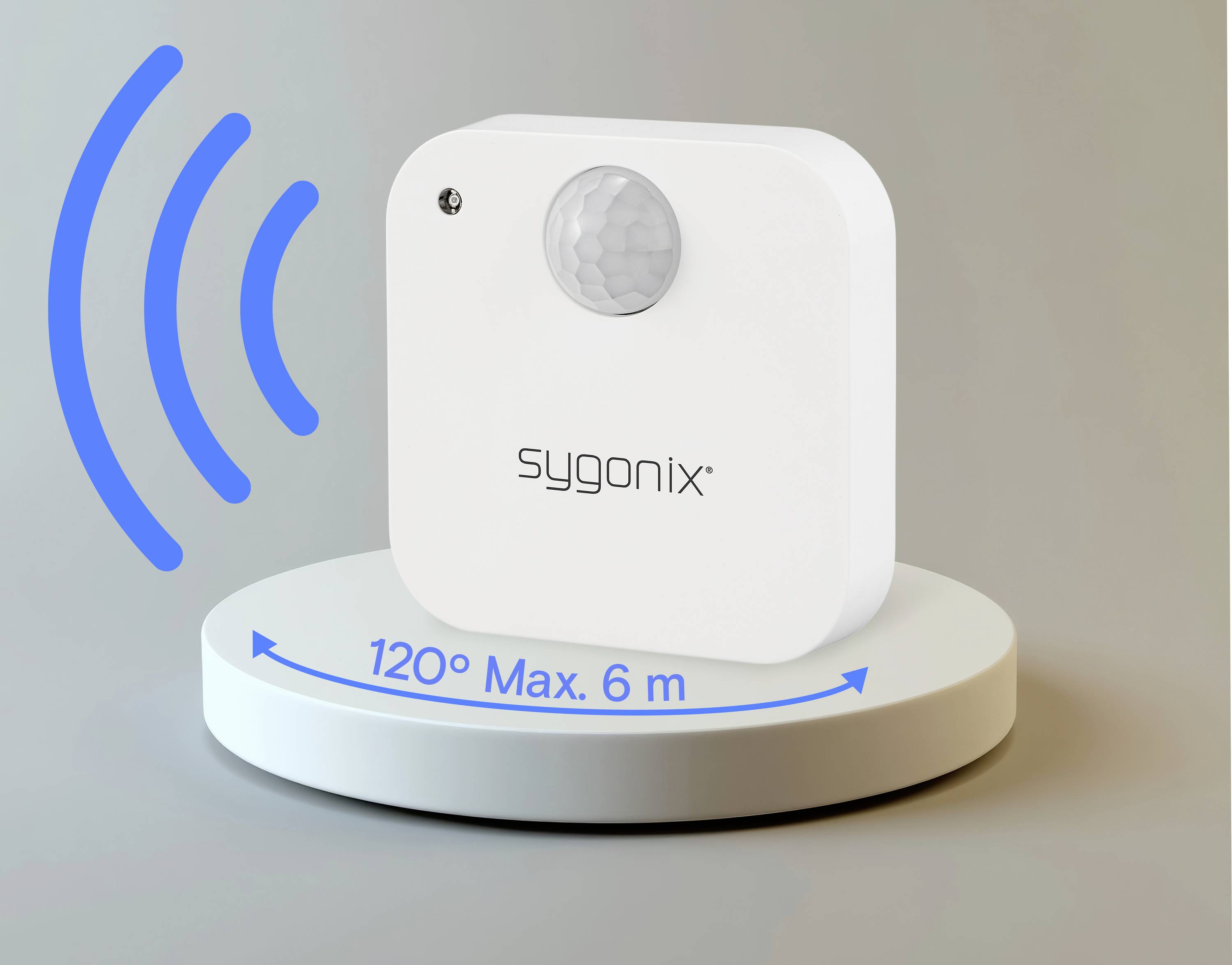 Sygonix SY-6811312 Wand, Decke Bewegungsmelder 120° Weiß