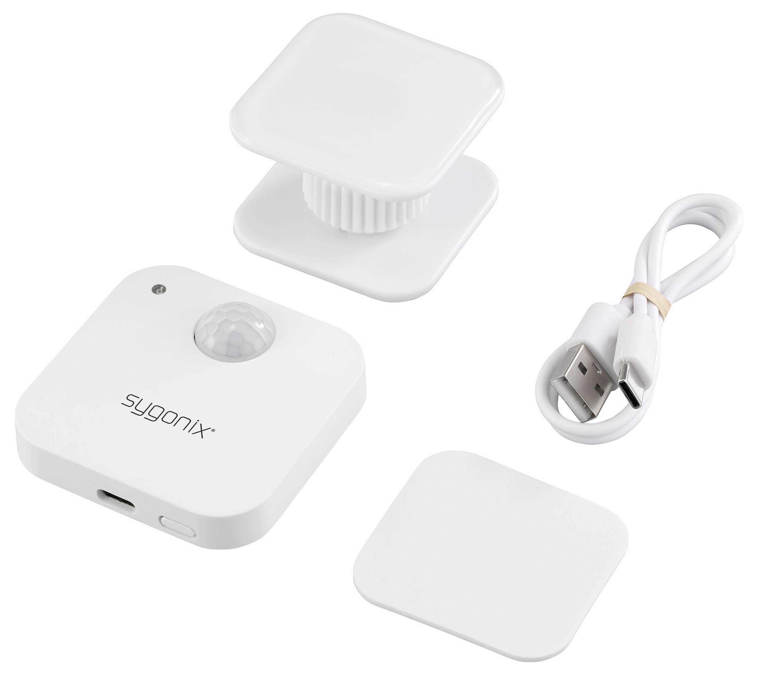 Sygonix SY-6811312 Wand, Decke Bewegungsmelder 120° Weiß