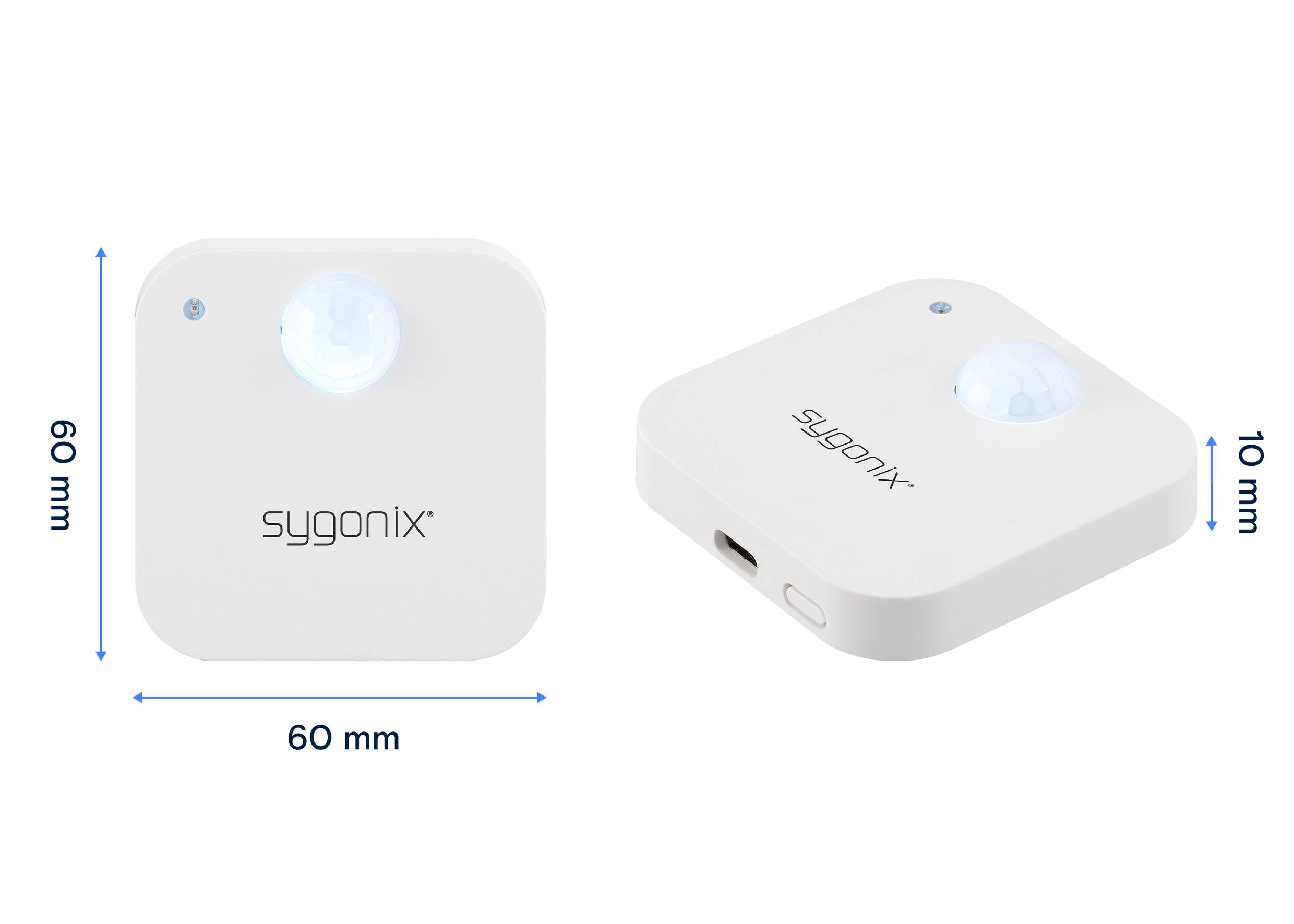 Sygonix SY-6811312 Wand, Decke Bewegungsmelder 120° Weiß