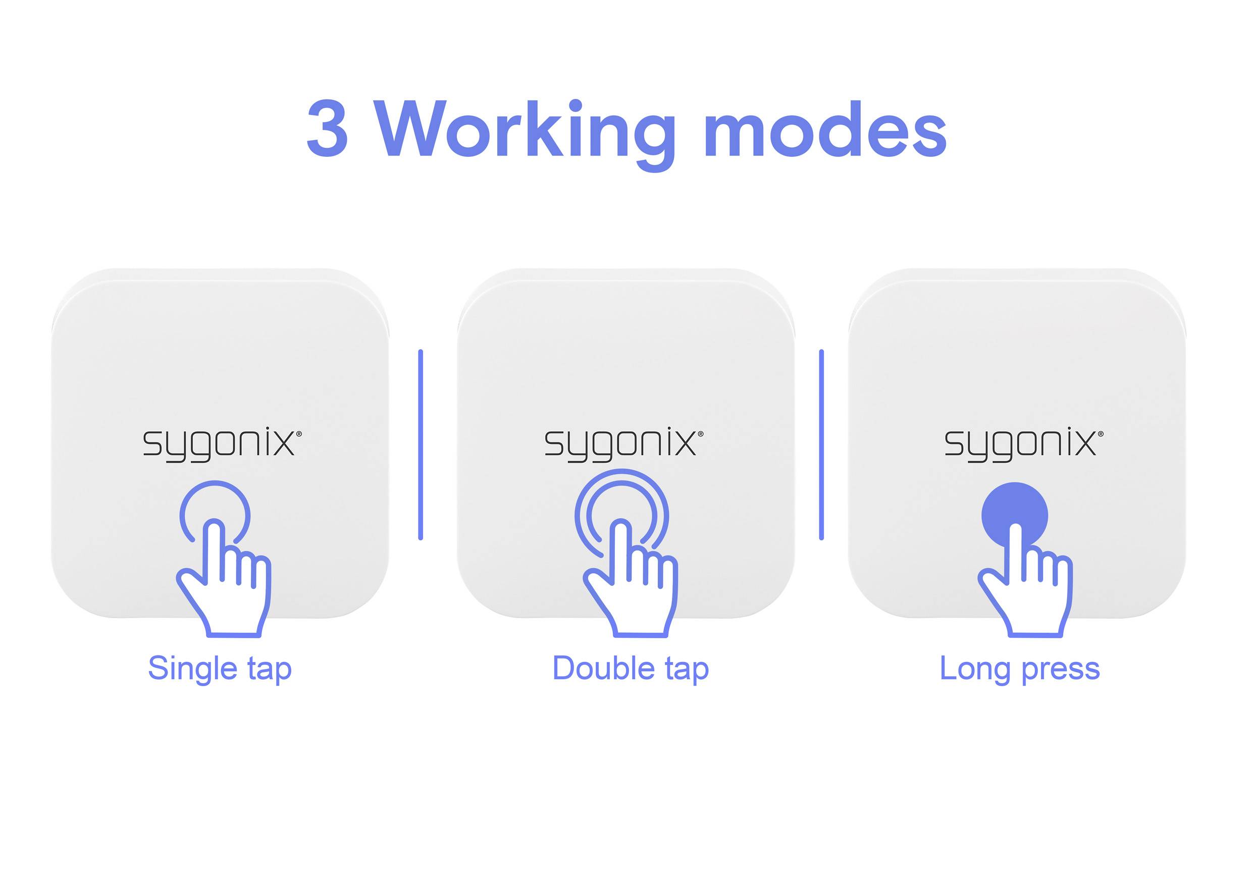 Sygonix SY-6811316 Taster Weiß Smart Mini Switch