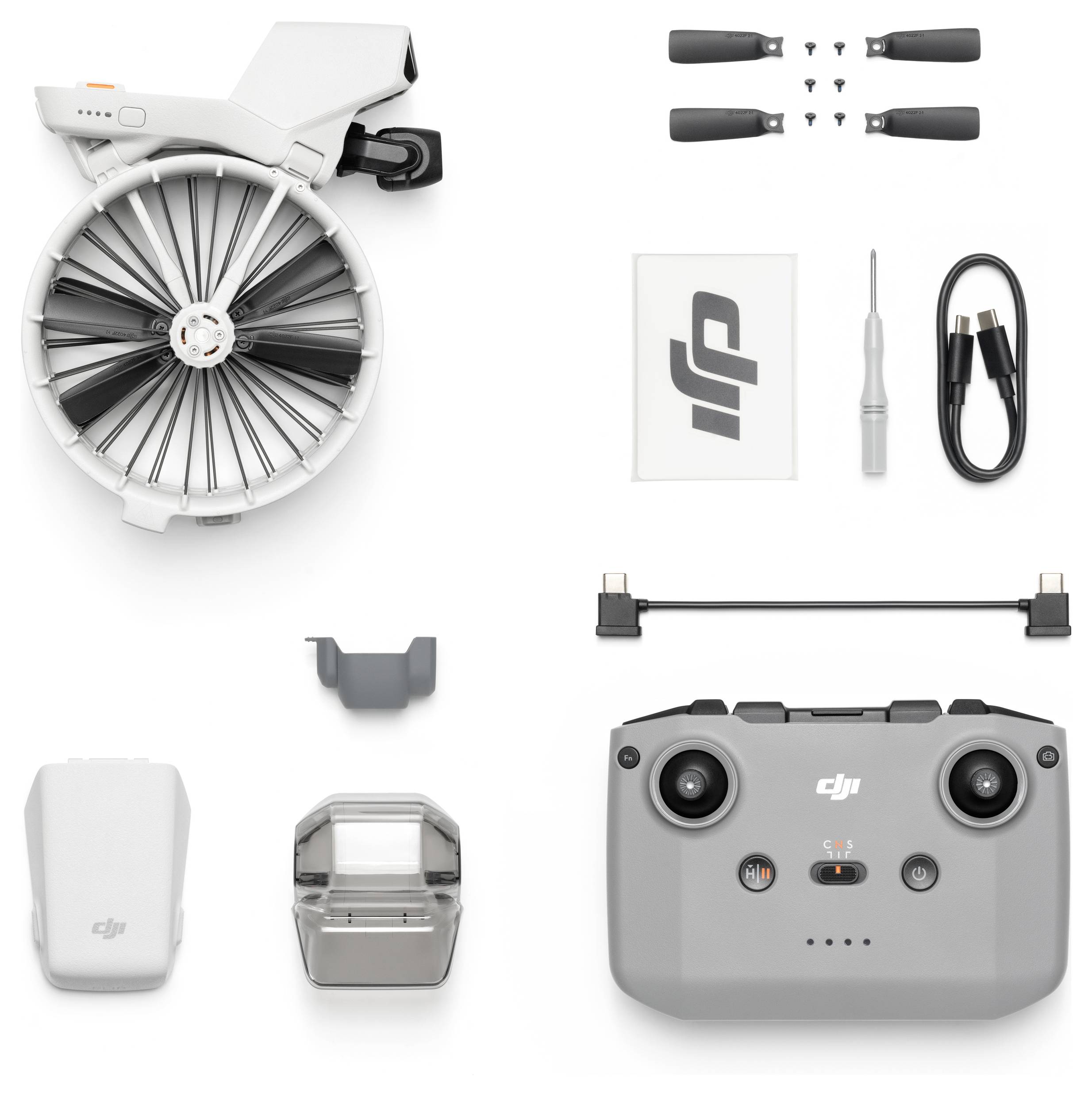 DJI Flip (RC-N3) Quadrocopter 100% RtR Kameraflug Schwarz, Weiß