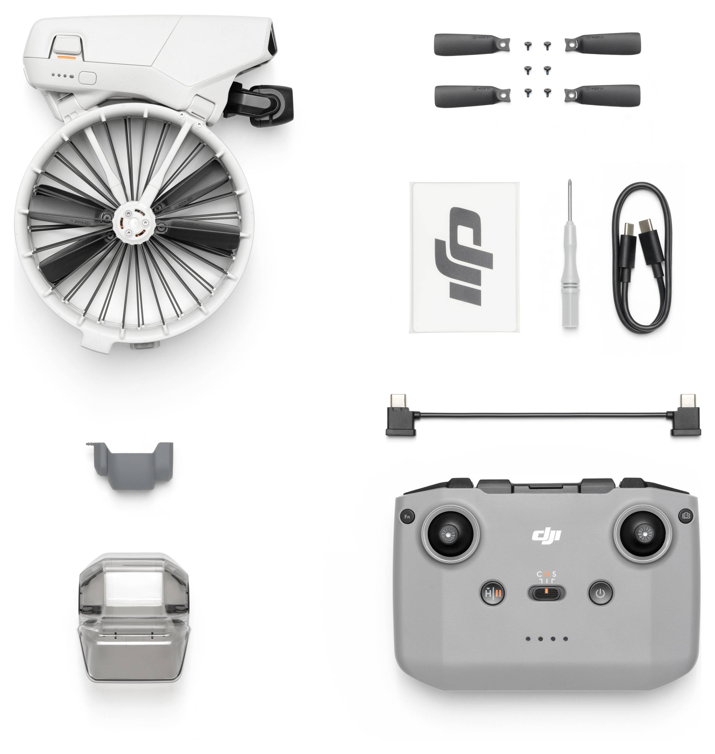 DJI Flip (RC-N3) Quadrocopter 100% RtR Kameraflug Schwarz, Weiß