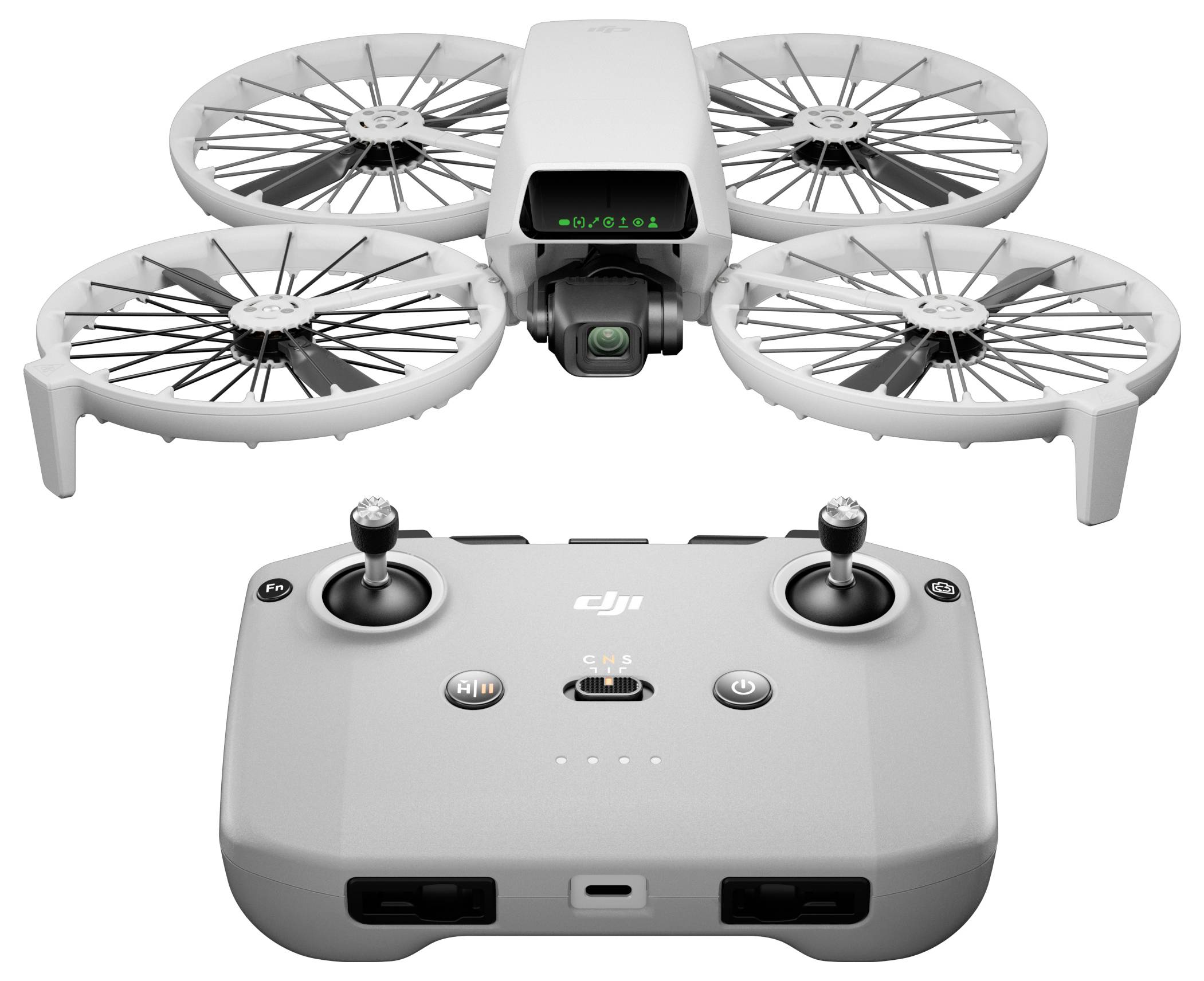 DJI Flip (RC-N3) Quadrocopter 100% RtR Kameraflug Schwarz, Weiß