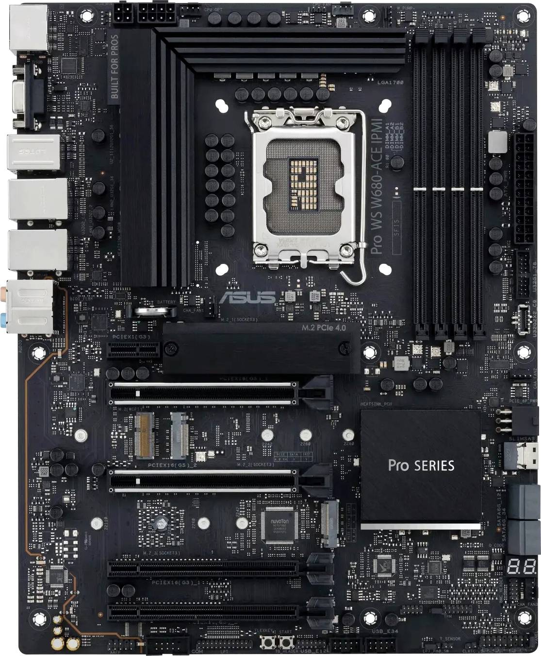 Asus 90MB1DN0-M0EAY1 Mainboard Sockel (PC) Intel® LGA 1700 Formfaktor (Details) ATX Mainboard-Chipsatz Intel® W680