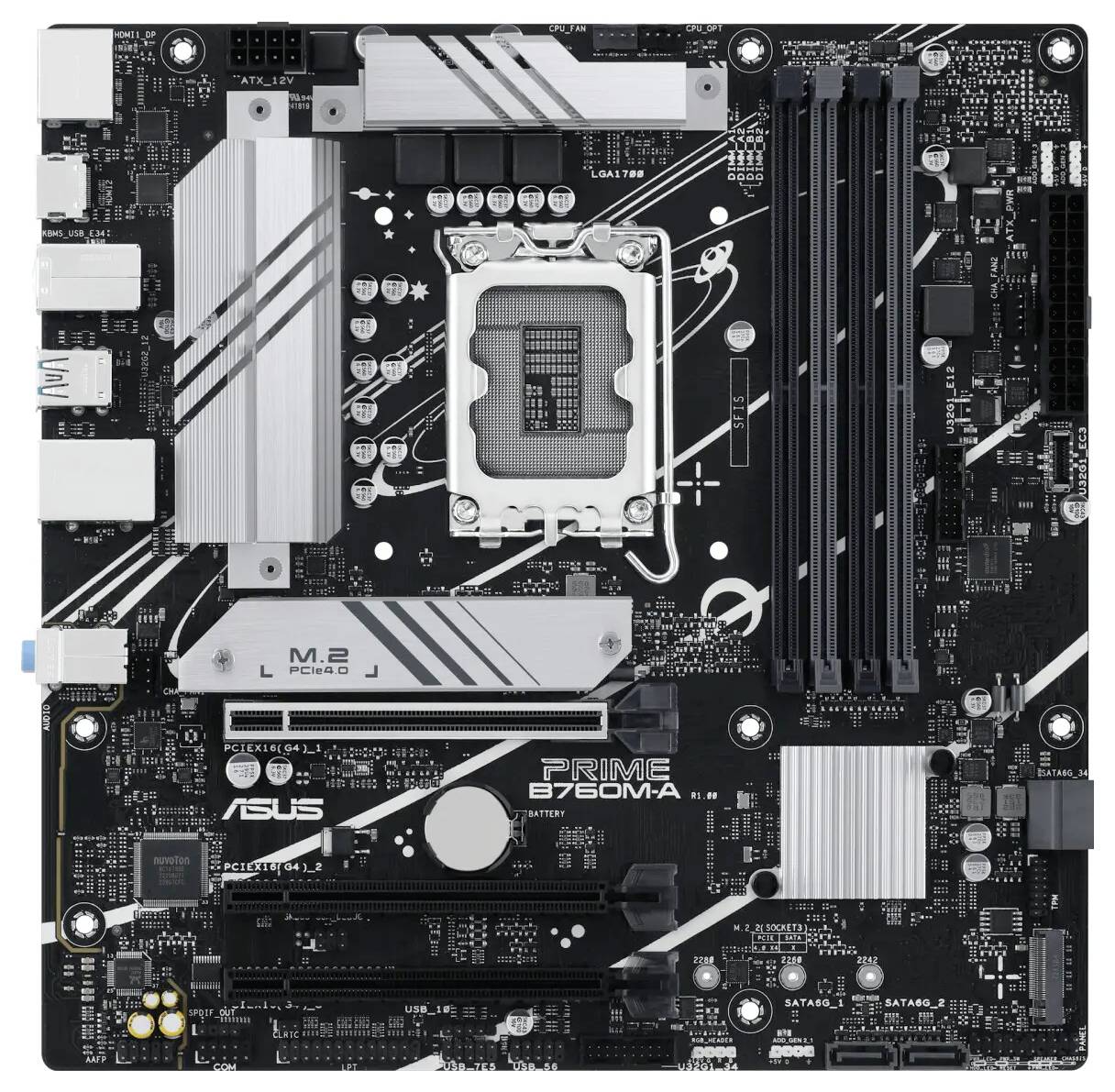 Asus 90MB1EK0-M1EAYC Mainboard Sockel (PC) Intel® LGA 1700 Formfaktor (Details) Micro-ATX Mainboard-Chipsatz Intel® B760