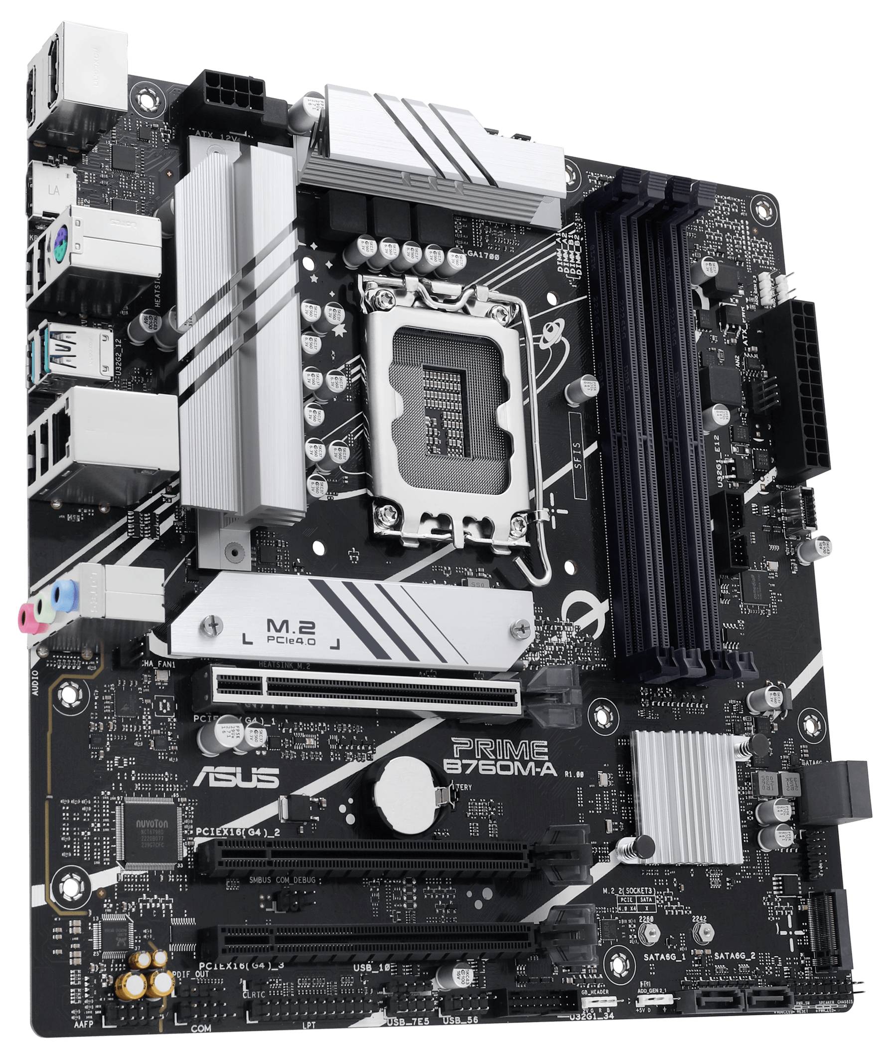 Asus 90MB1EK0-M1EAYC Mainboard Sockel (PC) Intel® LGA 1700 Formfaktor (Details) Micro-ATX Mainboard-Chipsatz Intel® B760