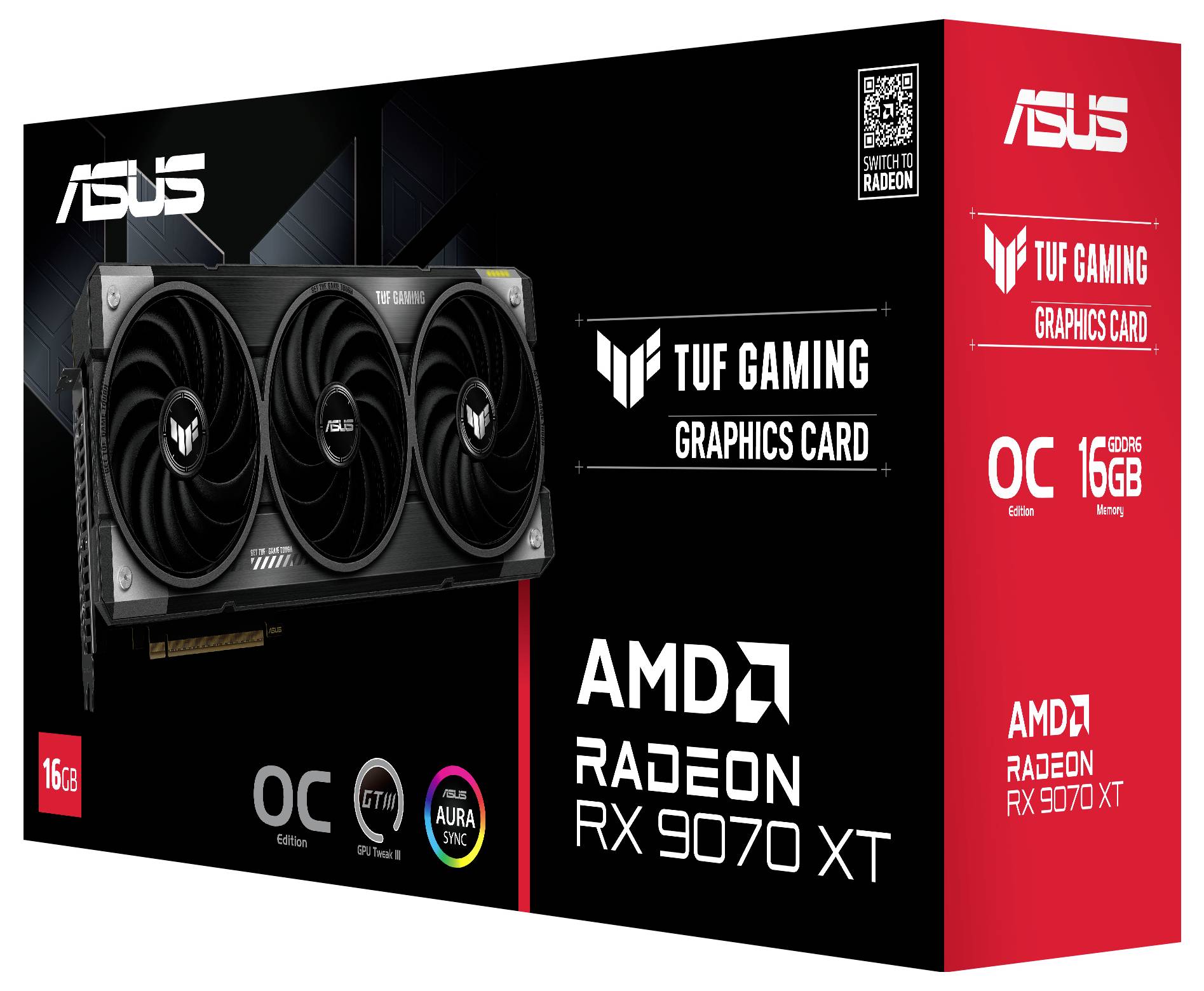 Asus Grafikkarte AMD Radeon RX 9070XT Radeon RX 9070 XT 16GB