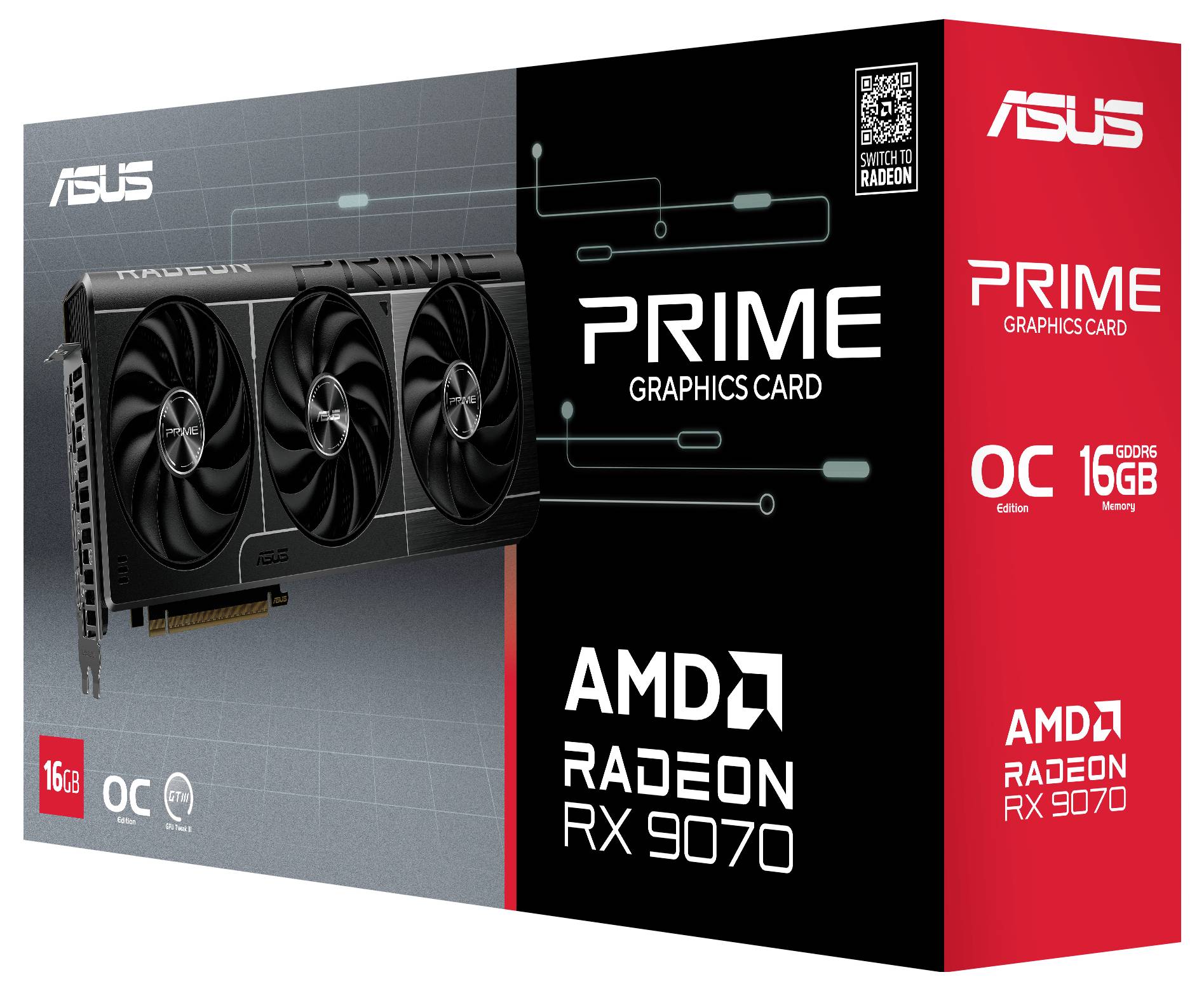 Asus Grafikkarte AMD Radeon RX 9070 Radeon RX 9070 16GB