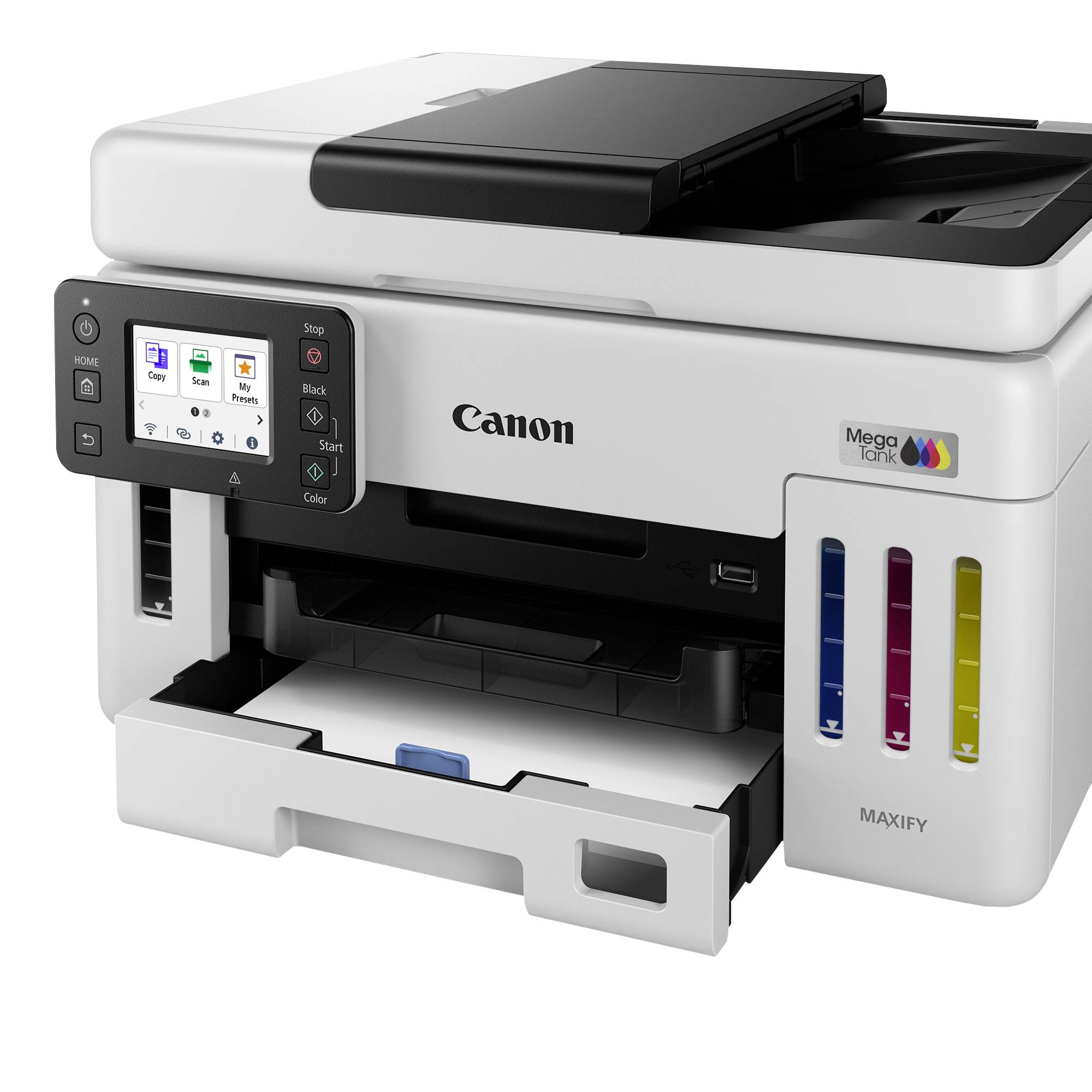 Canon MAXIFY GX6150 Multifunktionsdrucker Tintenstrahl Farbe A4 Drucker, Scanner, Kopierer Duplex, USB, WLAN, LAN